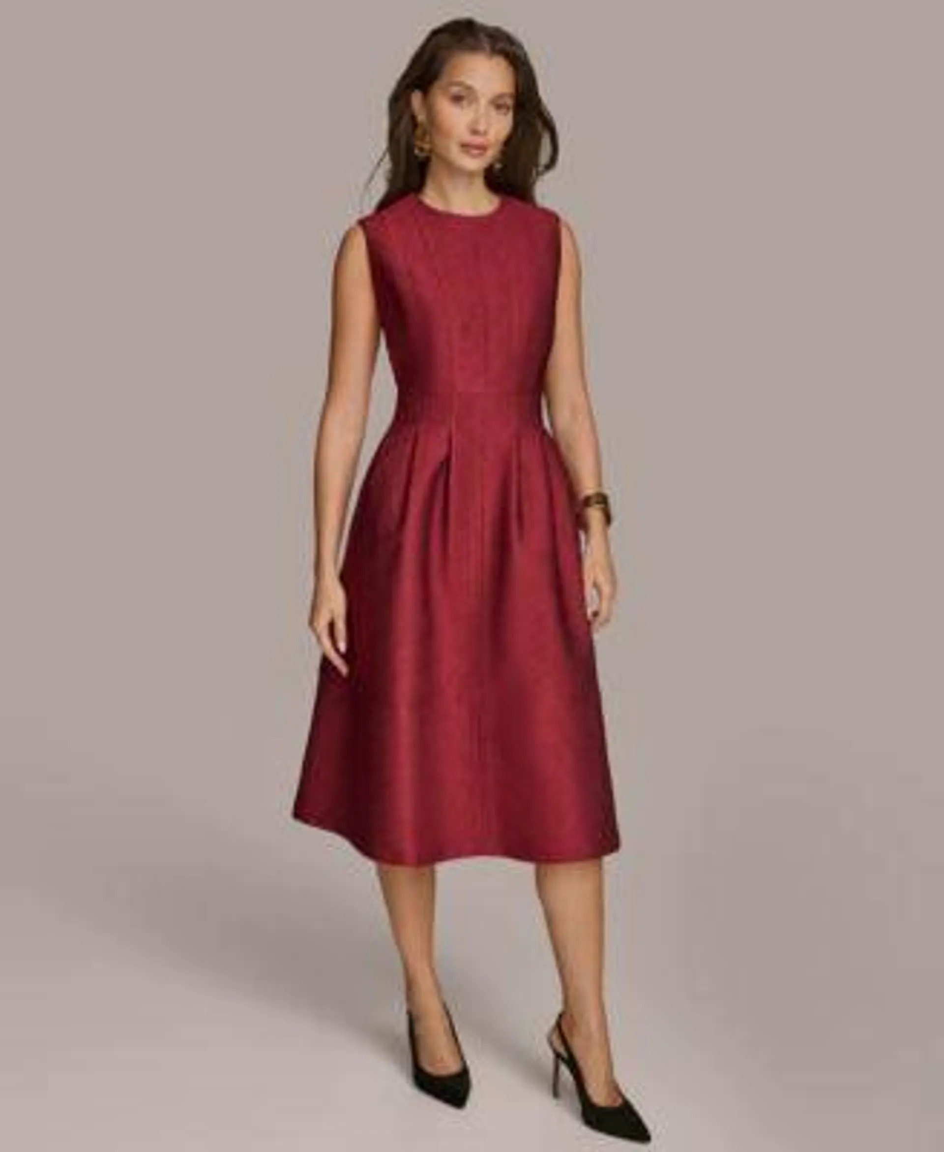 Women's Jacquard Midi Dress