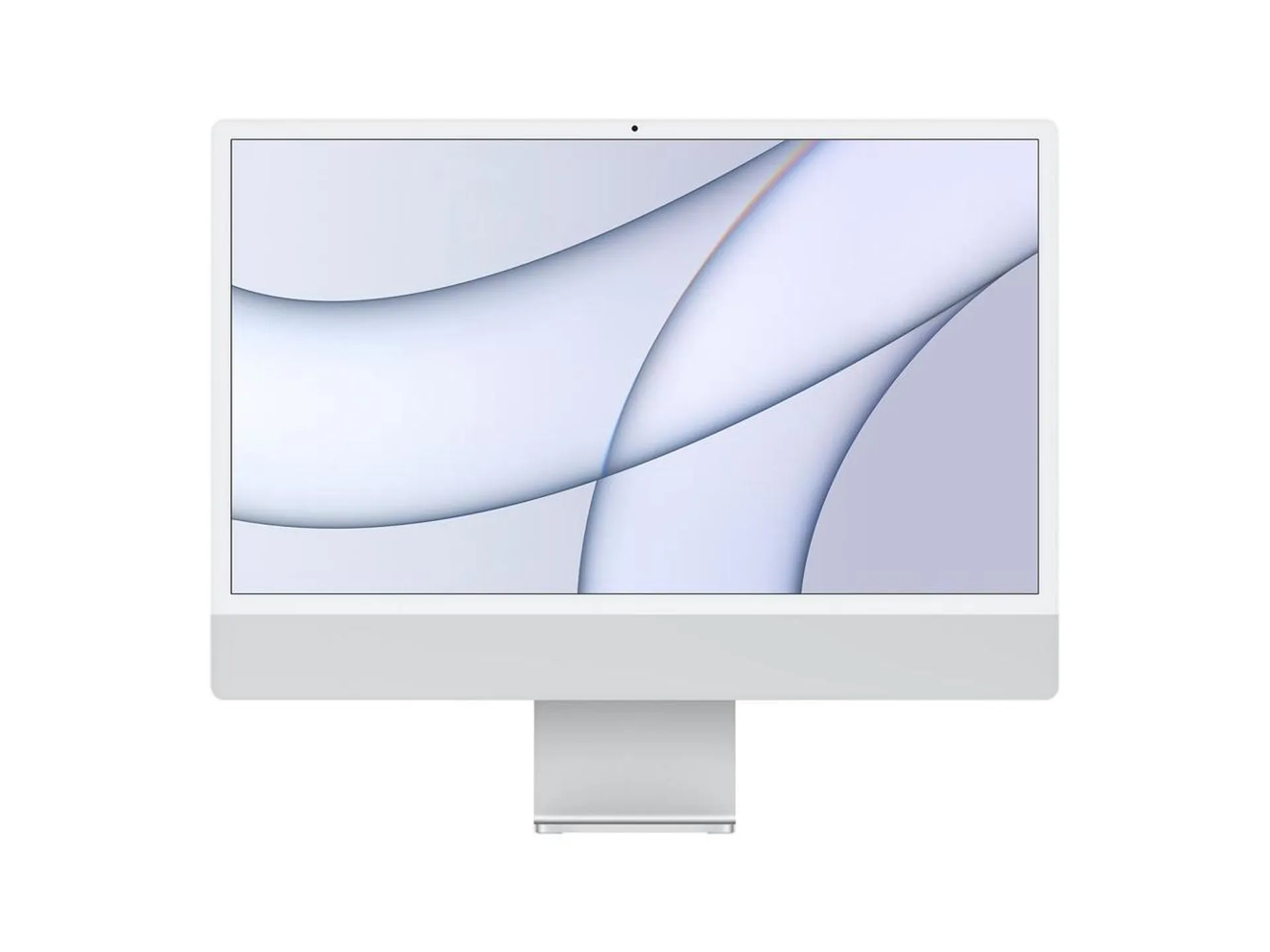 Apple A Grade Desktop Computer iMac 24-inch (Retina 4.5K 8GPU, Silver) 3.2GHZ 8-Core M1 (2021) MGPC3LL/A 16 GB & 512 GB Flash HD 4480 x 2520 Display Mac OS Includes Keyboard and Mouse