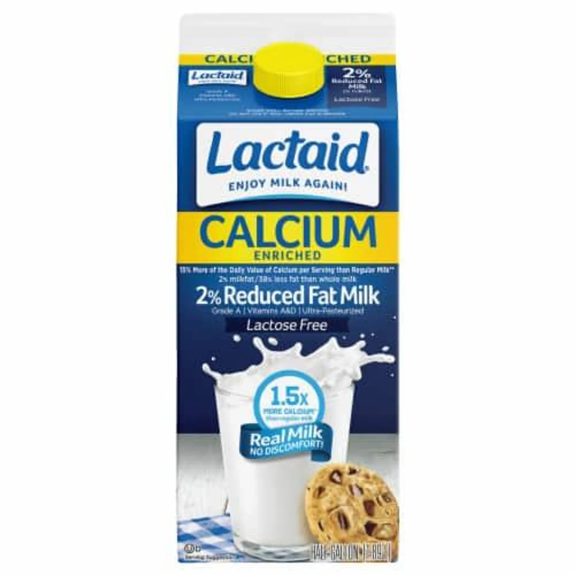 Lactaid® Lactose Free Calcium Fortified 2% Reduced Fat Milk Half Gallon