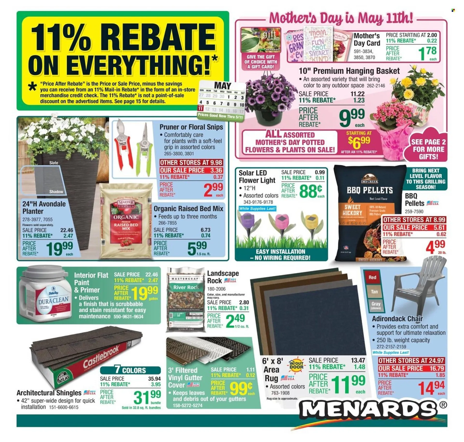 Weekly ad Menards Weekly Ad from May 1 to May 11 2025 - Page 1