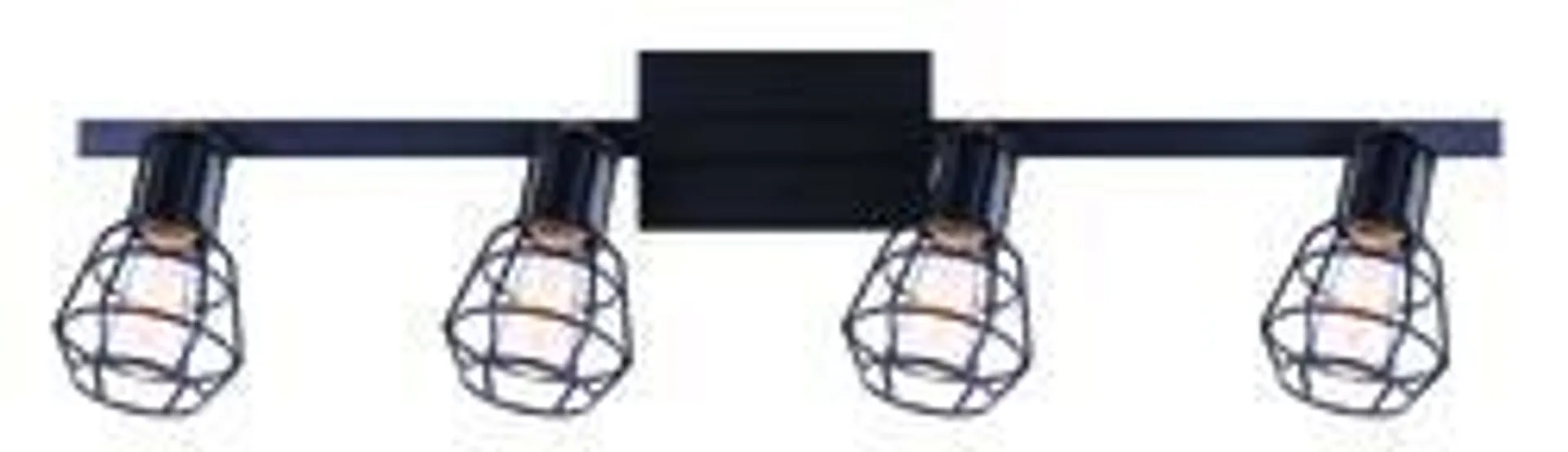 Canarm Inc. Wren Black 4-Head Fixed Track Light