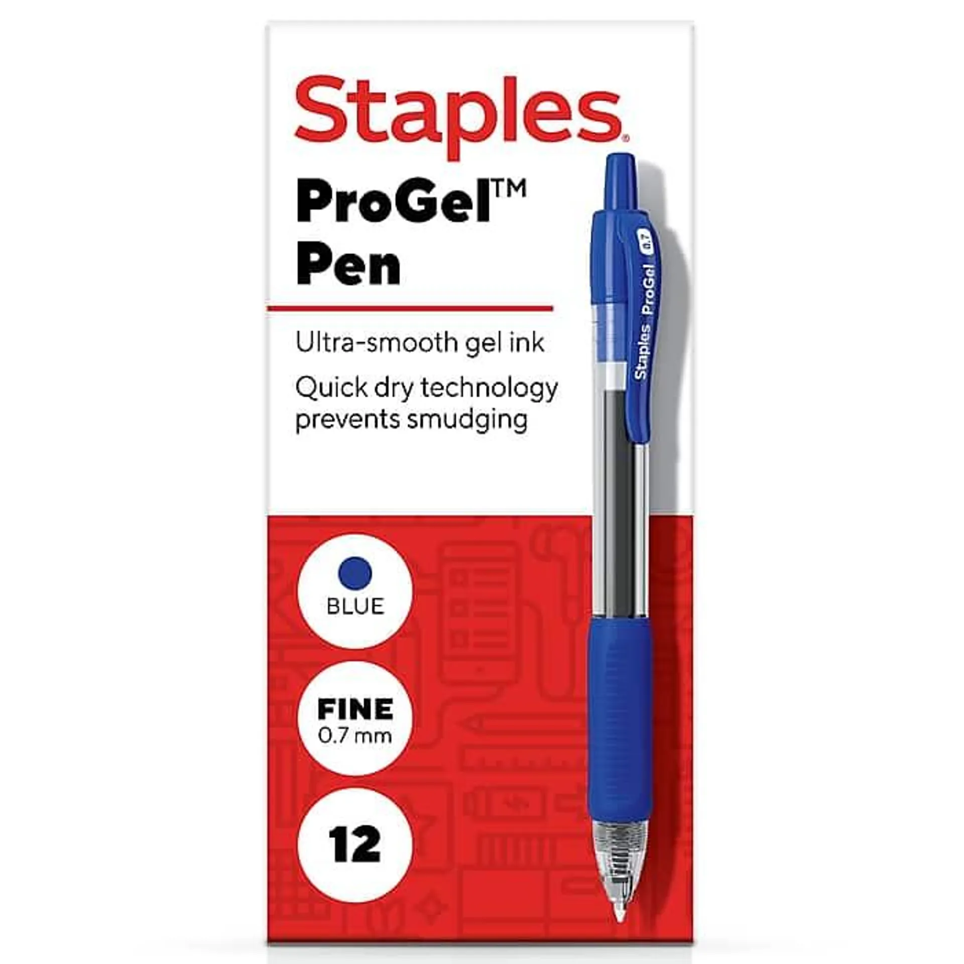 Staples ProGel™ Retractable Gel Pen,