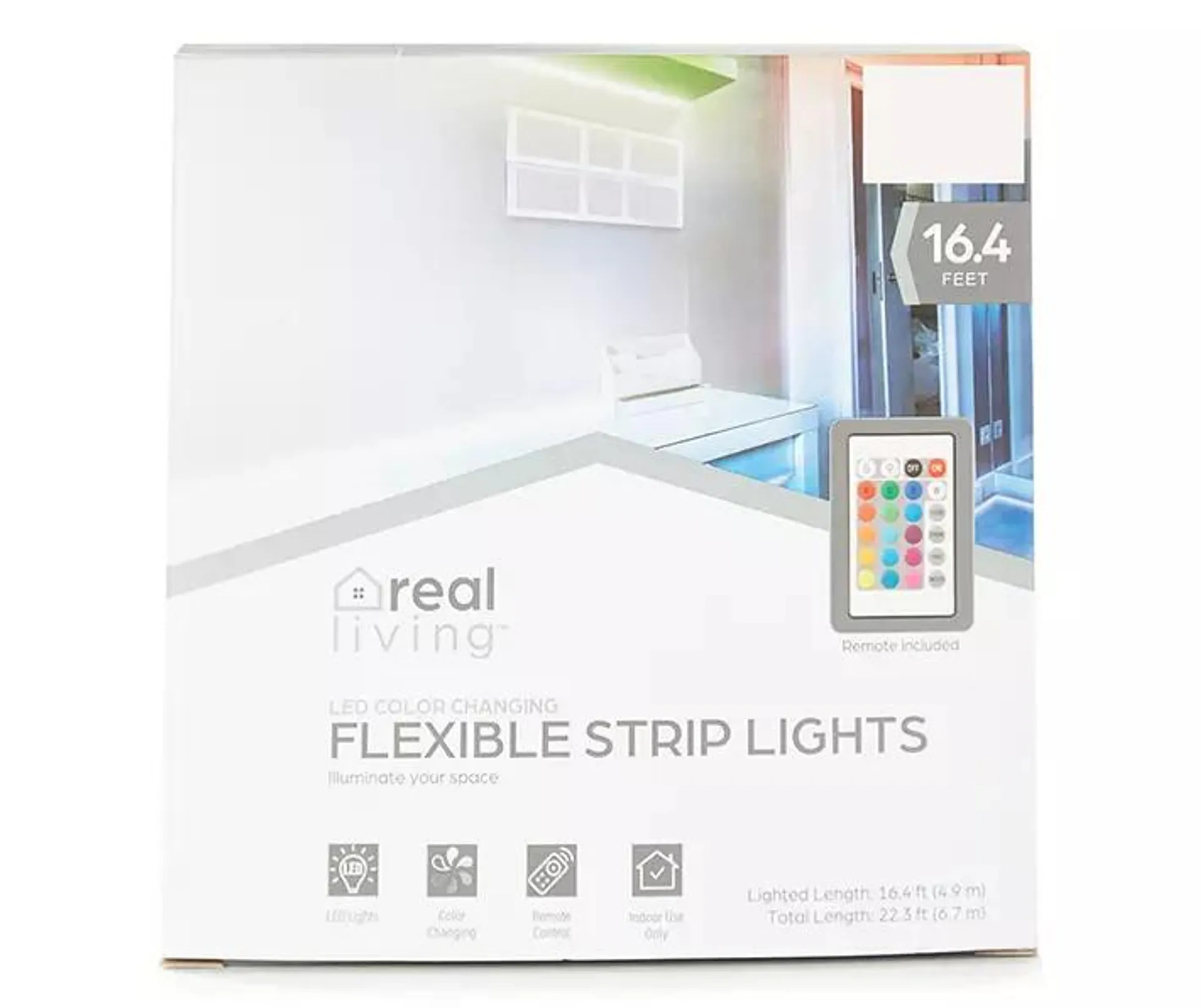 16.4' Color-Changing Flexible LED Strip Light