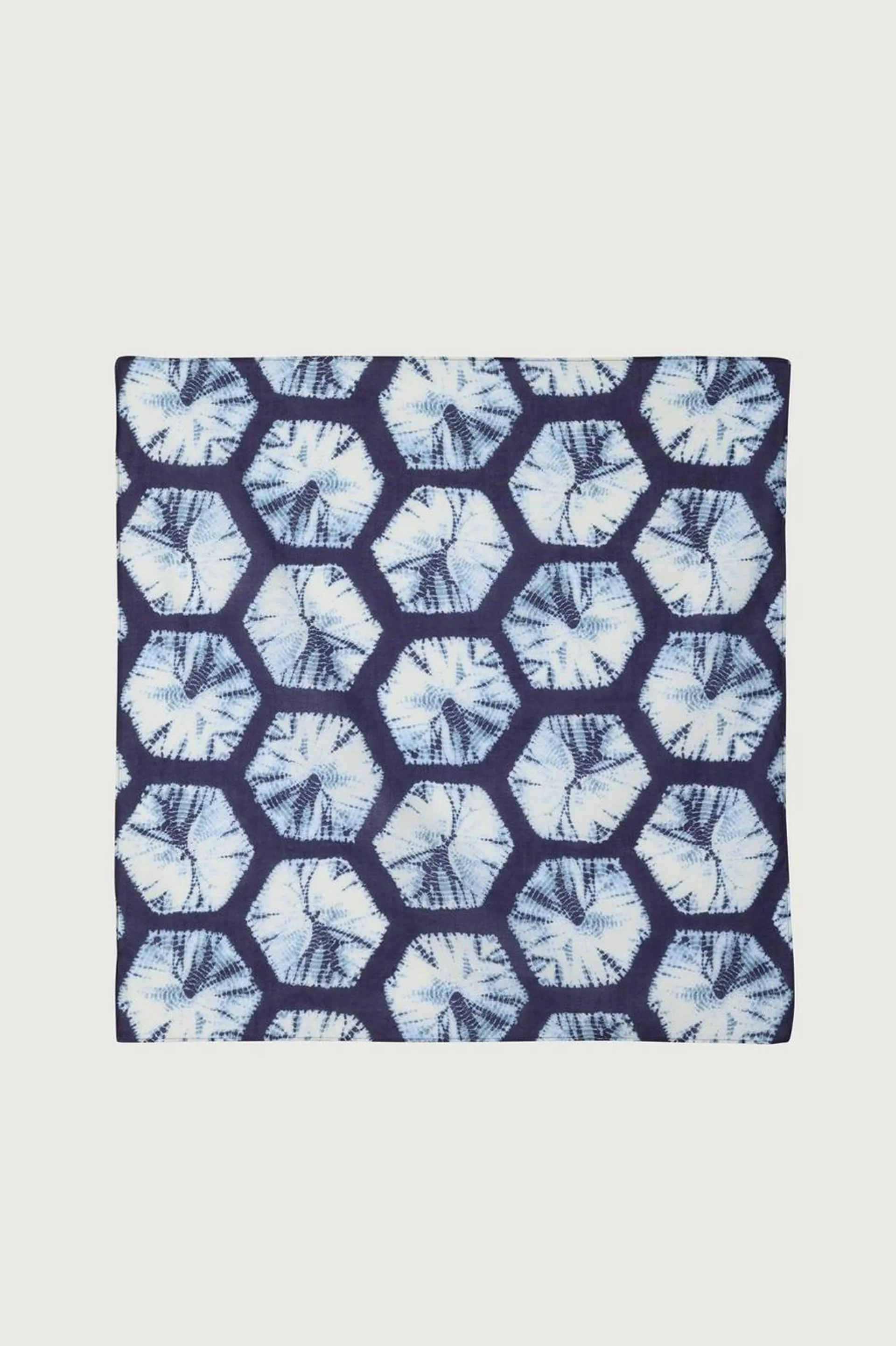 hexagonal cotton bandana