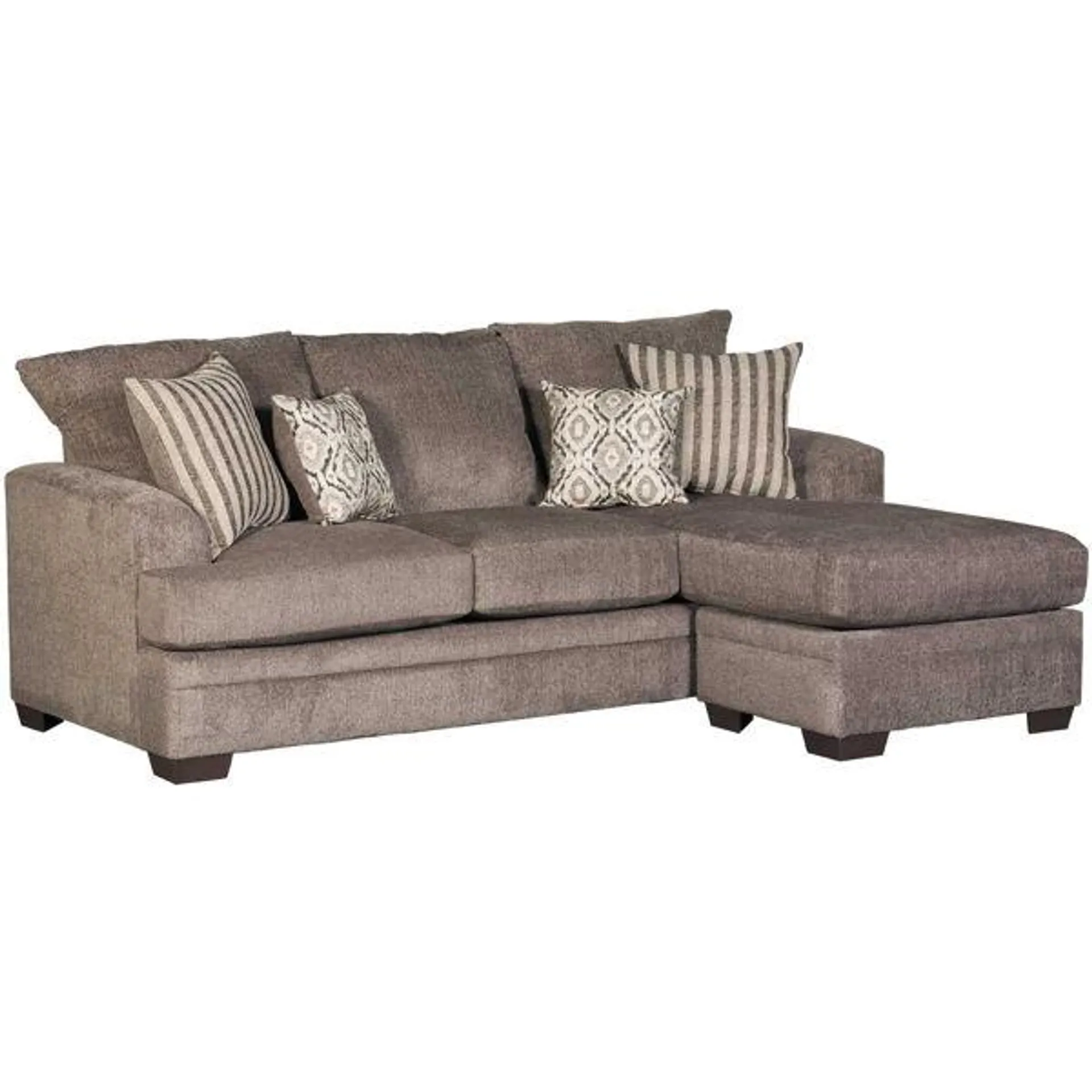 Cornell Pewter Sofa With Chaise