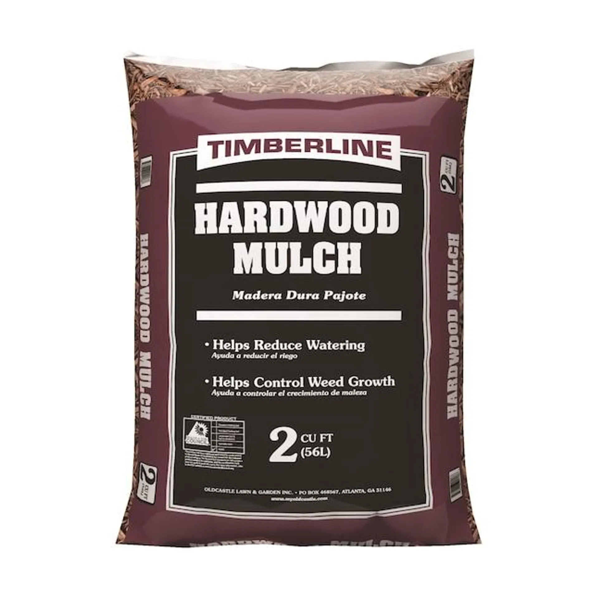 Timberline 2-cu ft All Natural Hardwood Bark Hardwood Mulch
