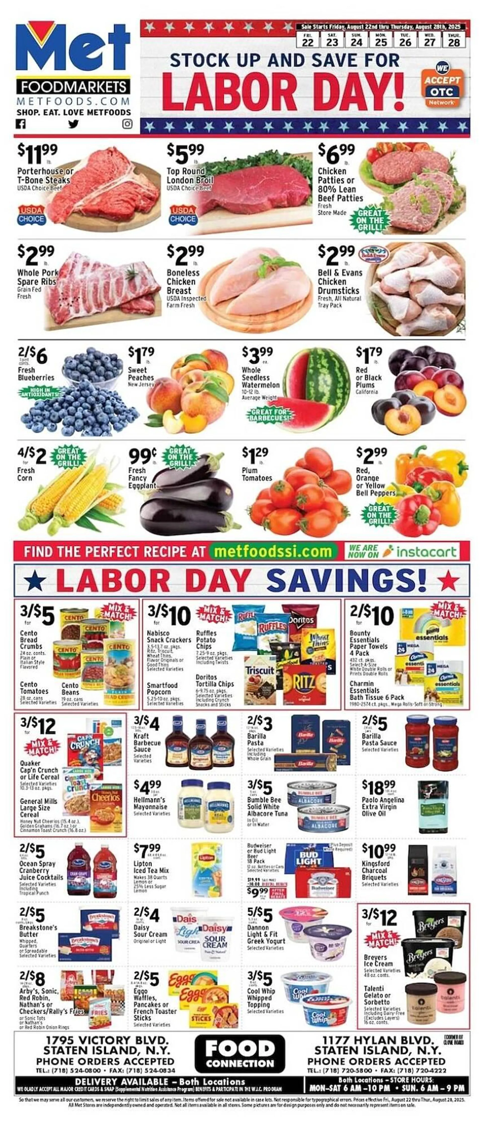 Weekly ad Met Foodmarkets Weekly Ad from August 22 to August 28 2025 - Page 1