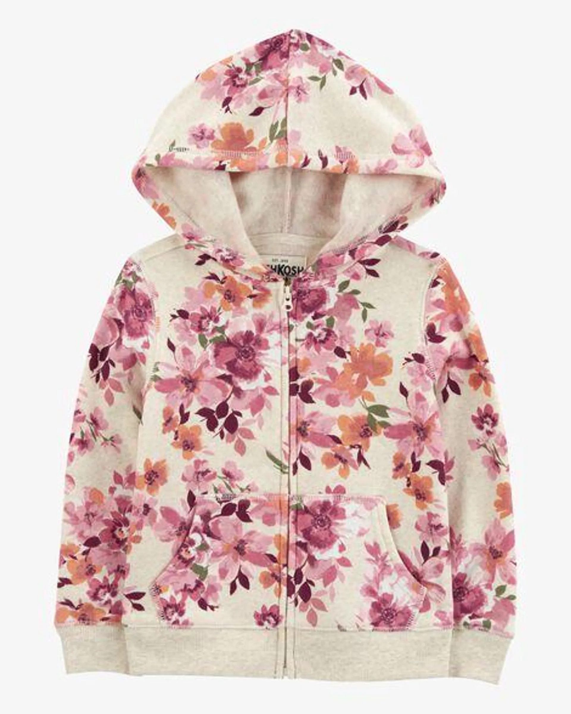 Baby Floral Print Fleece Jacket