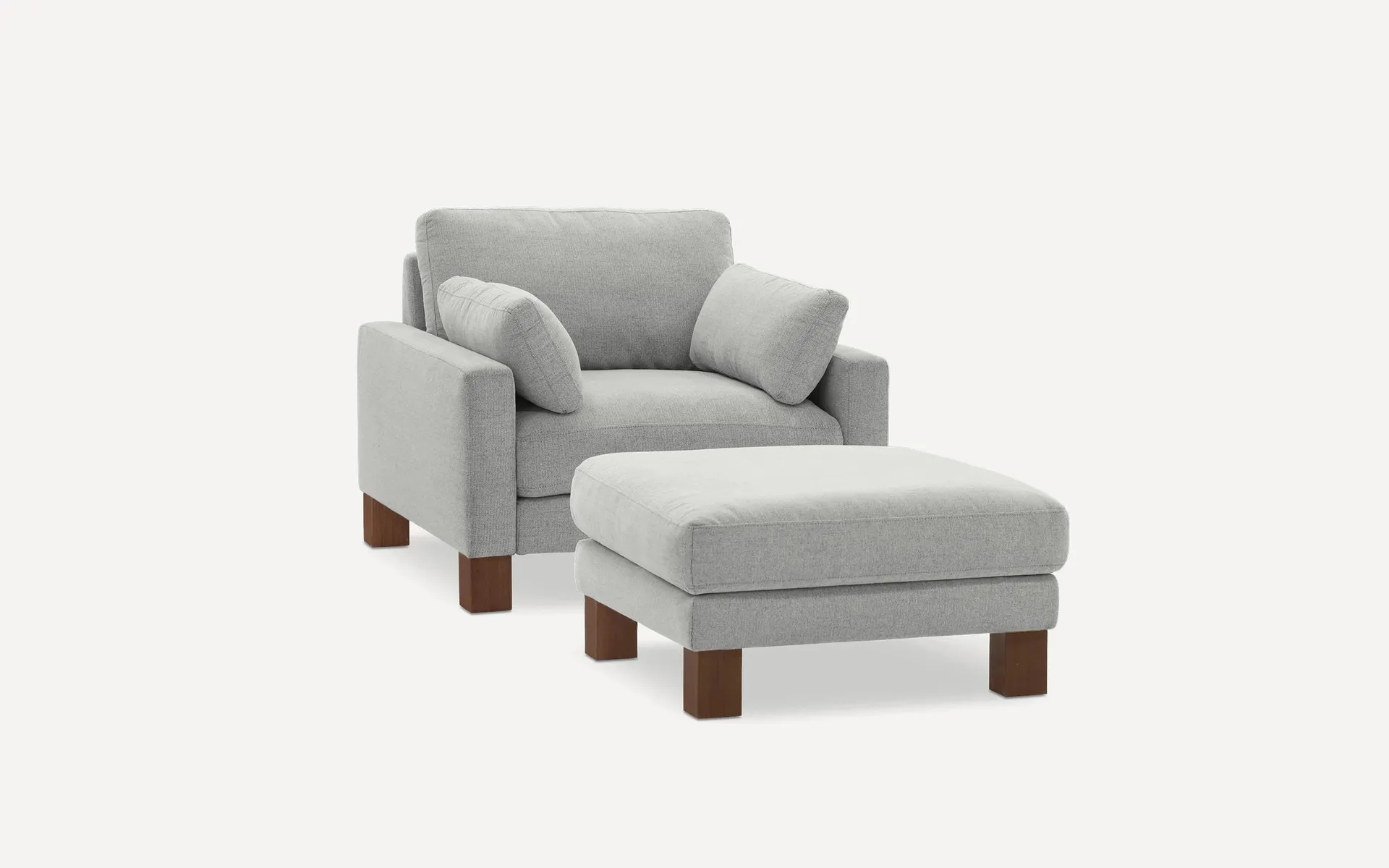 Union Armchair with Ottoman