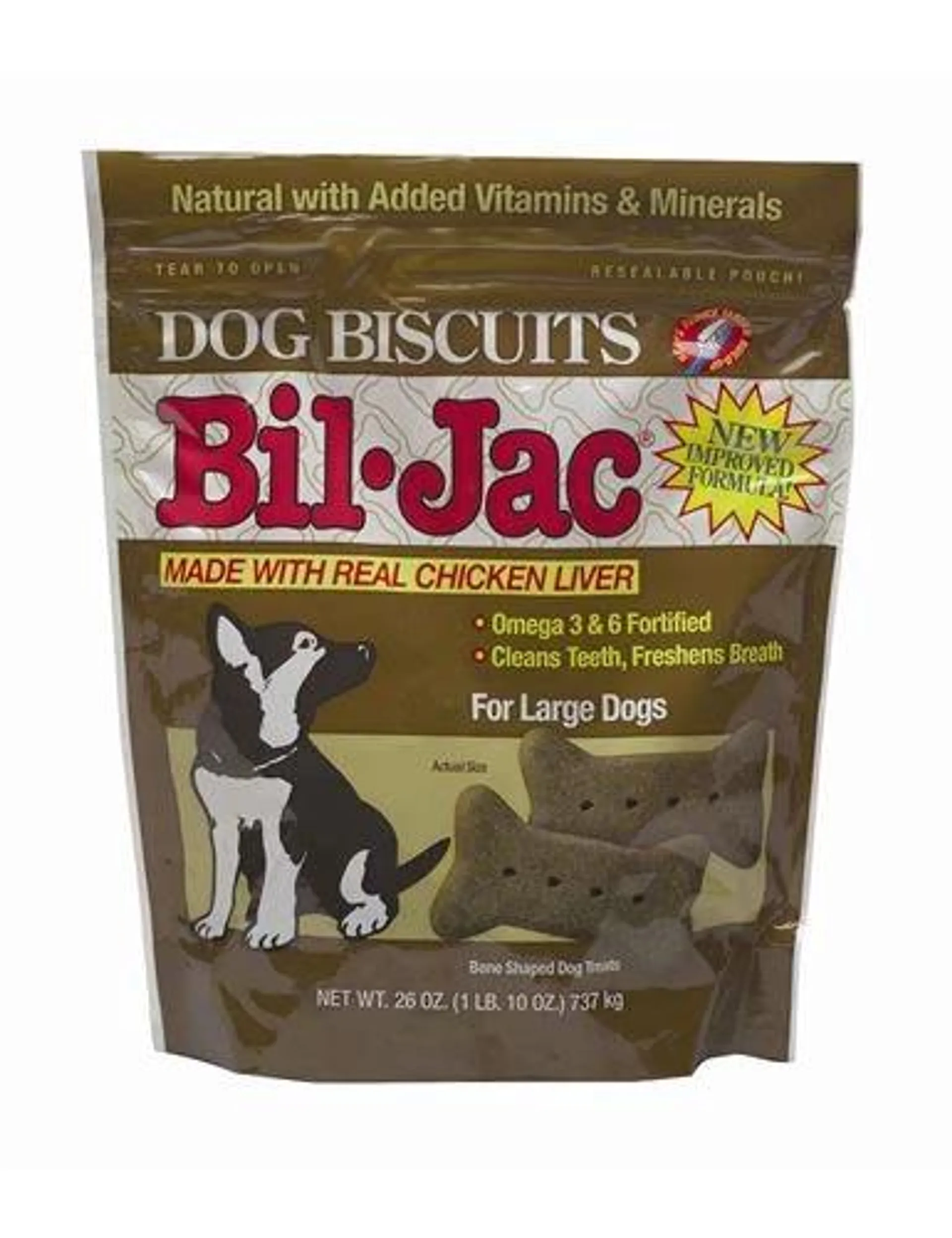 Bil Jac Biscuits Dog Treat, Large, 26 Ounces