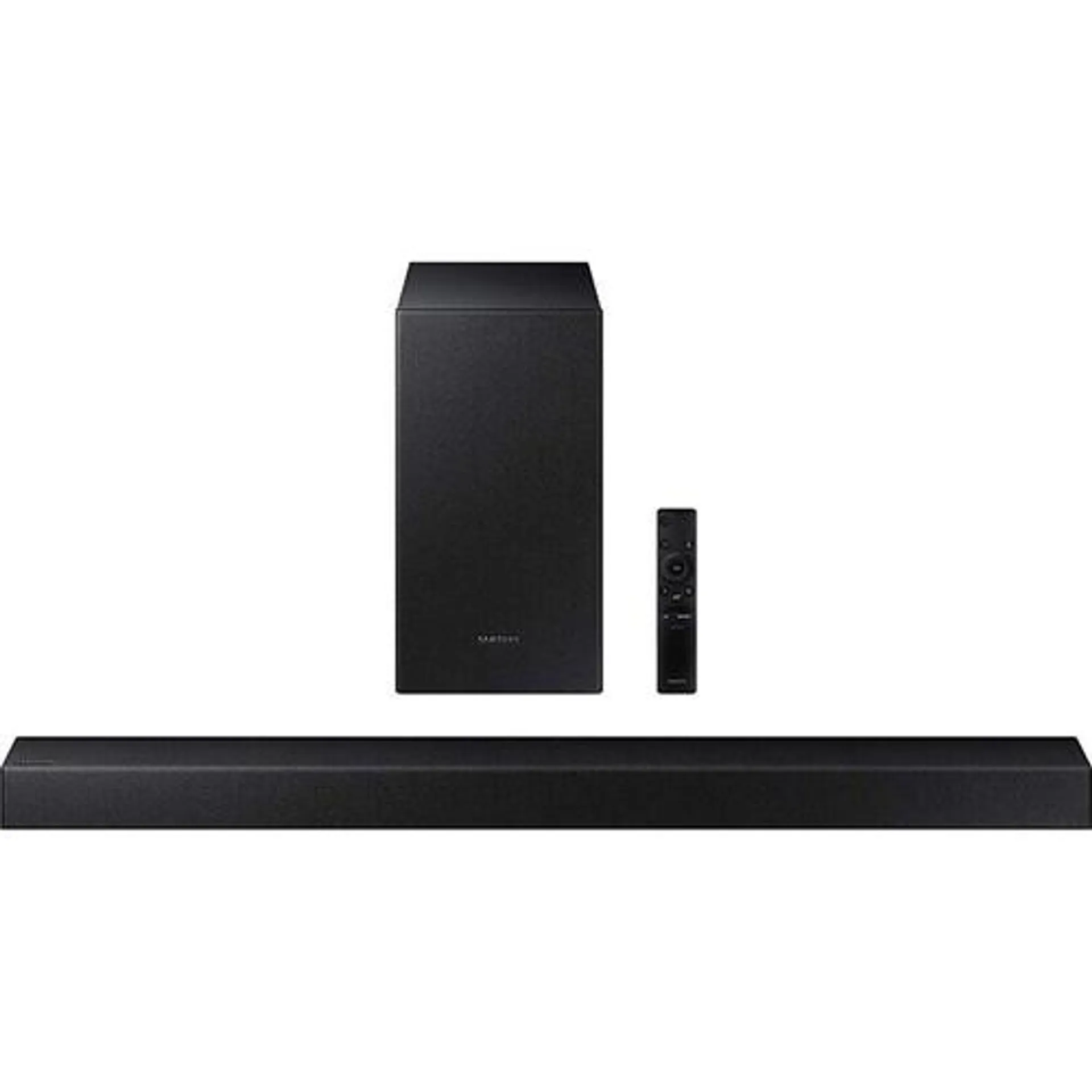 - 2.1. Channel Soundbar with Wireless Subwoofer - Black