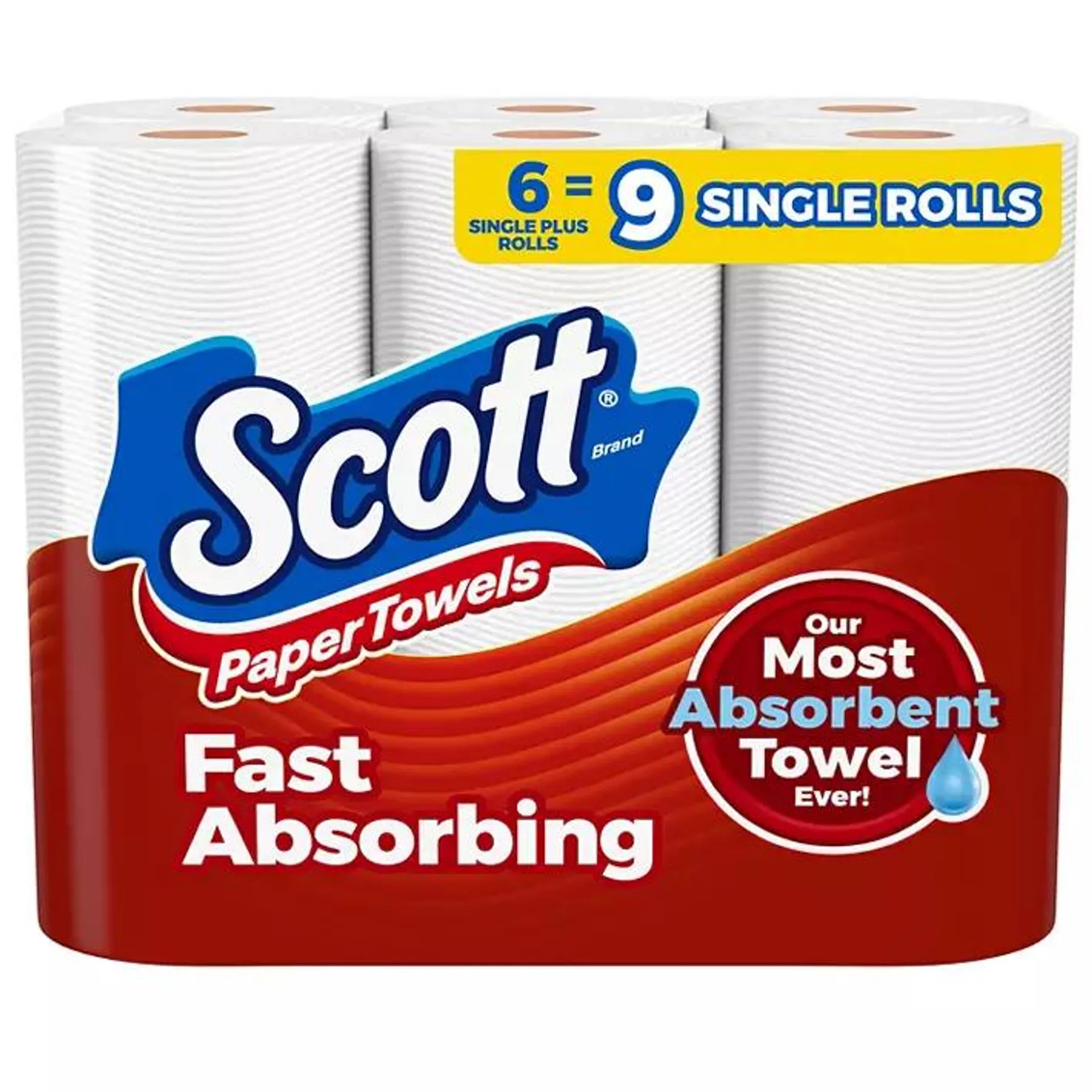 Choose-A-Sheet Paper Towels, 6-Pack