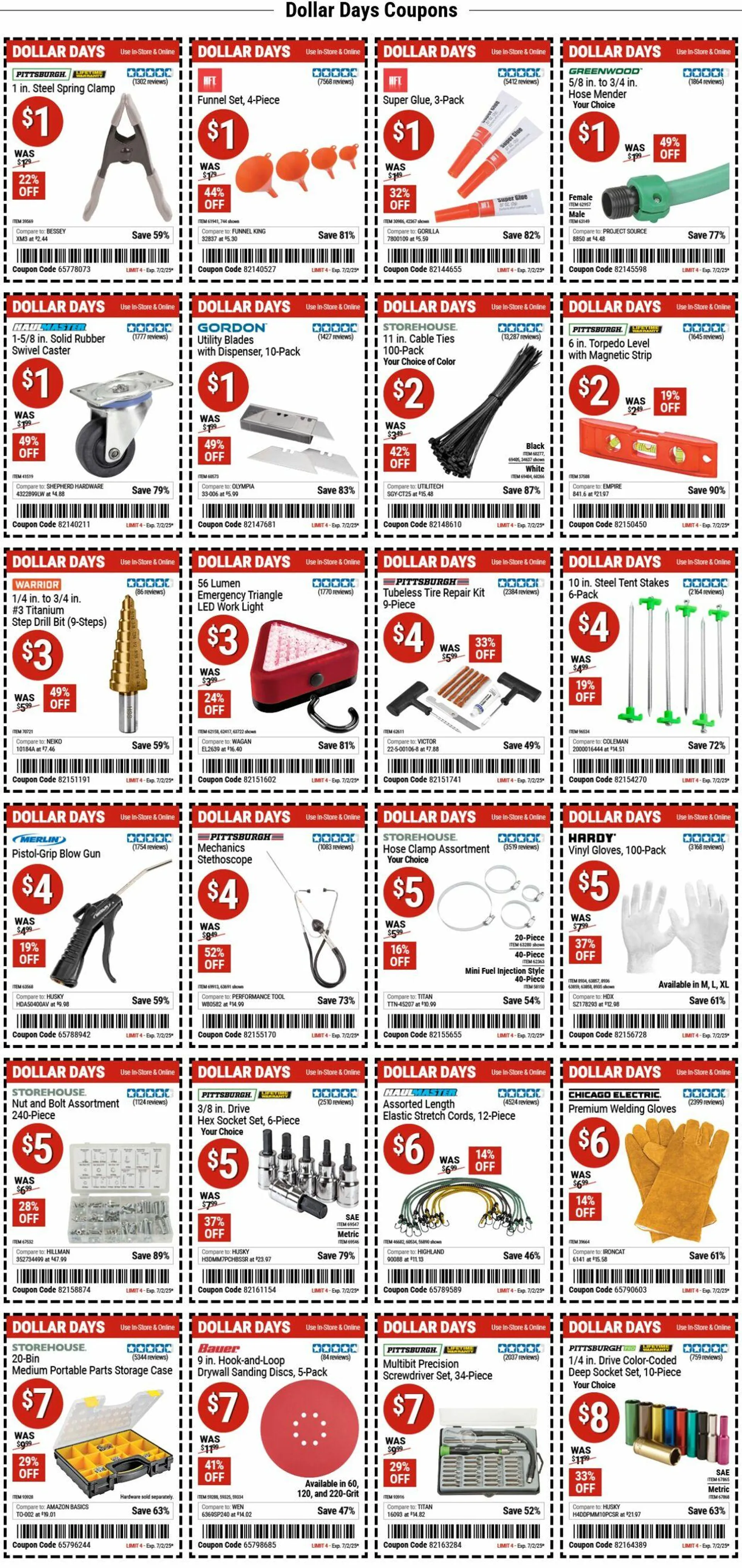 Weekly ad Harbor Freight from June 30 to July 9 2025 - Page 12