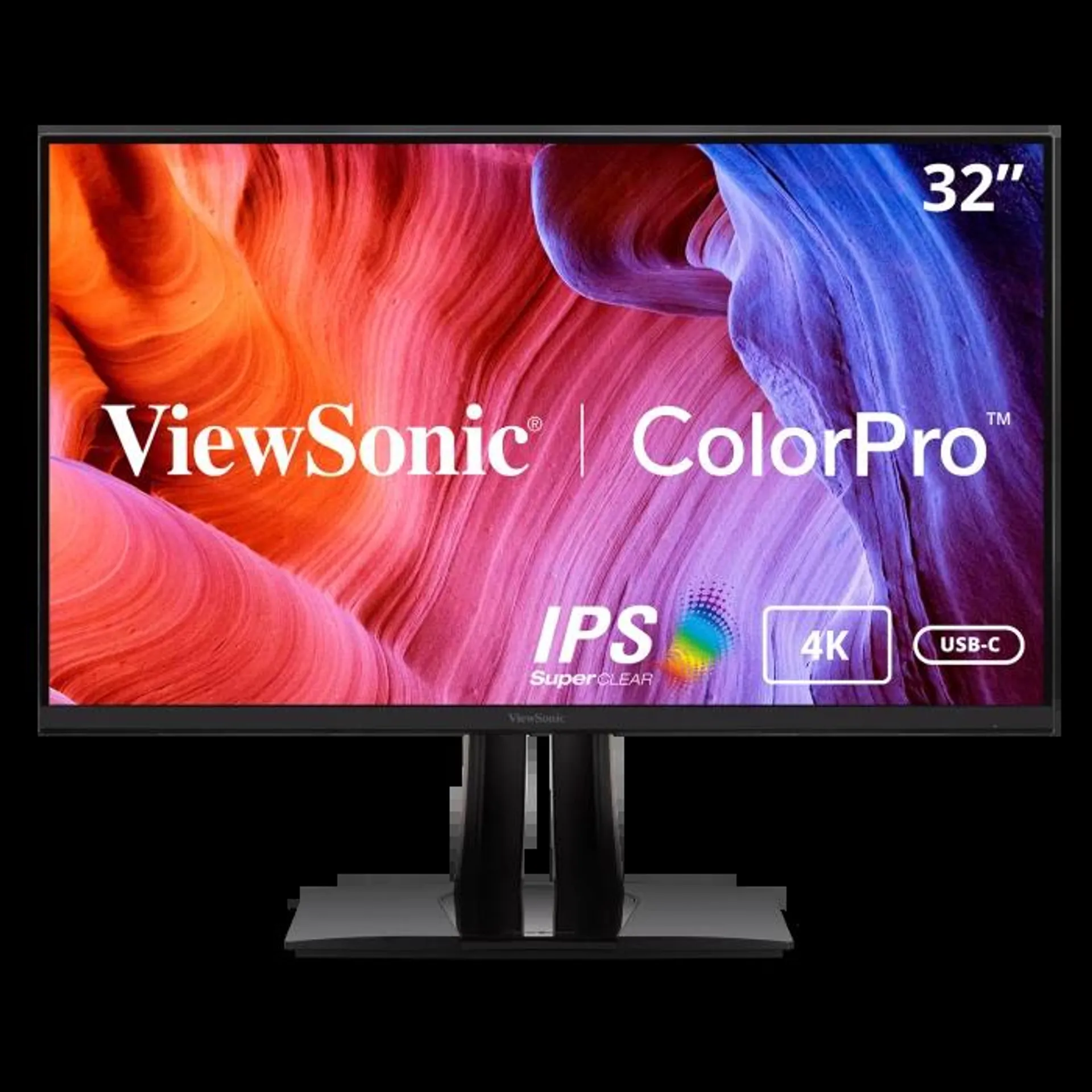 VP3256-4K - 32" ColorPro™ 4K UHD IPS Monitor with 65W USB C, sRGB, HDR10 and Pantone Validated