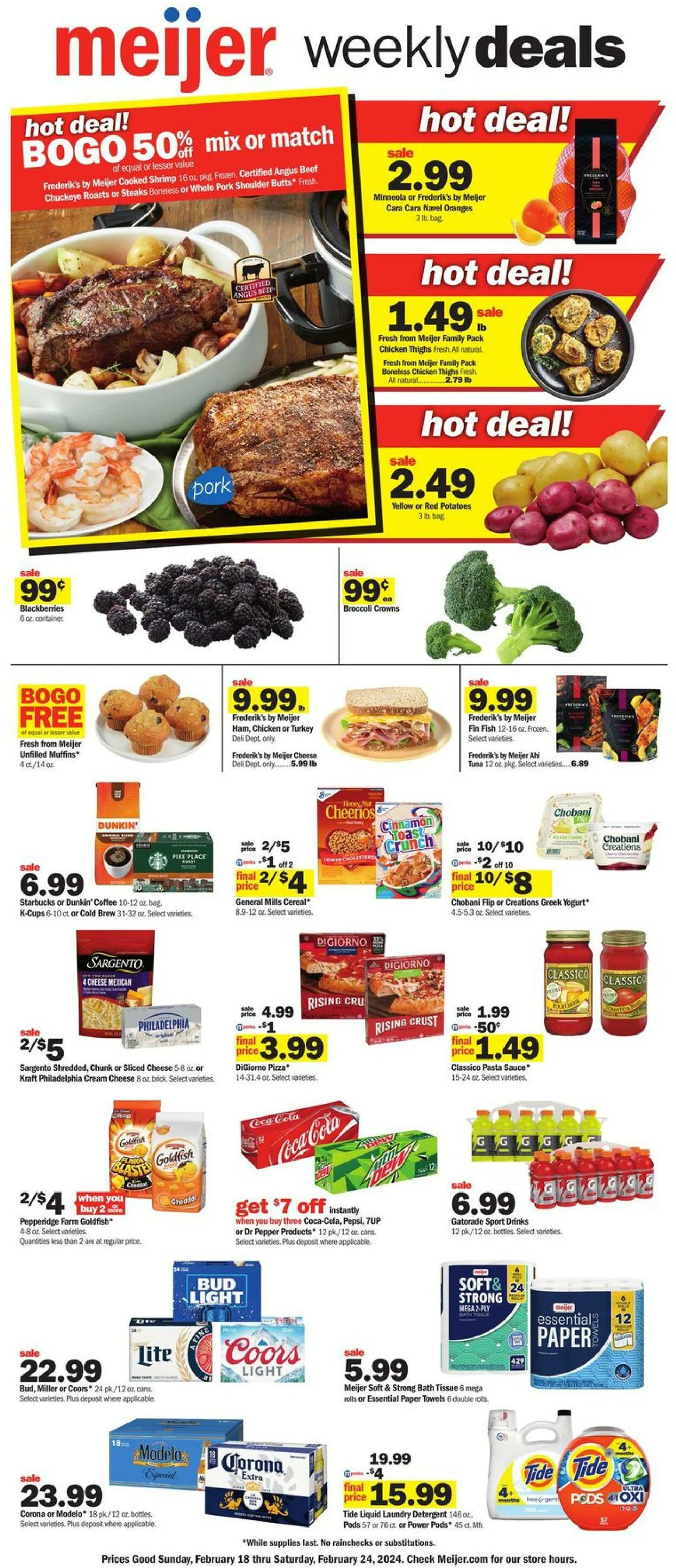 Weekly ad Meijer Current weekly ad from February 18 to February 24 2024 - Page 