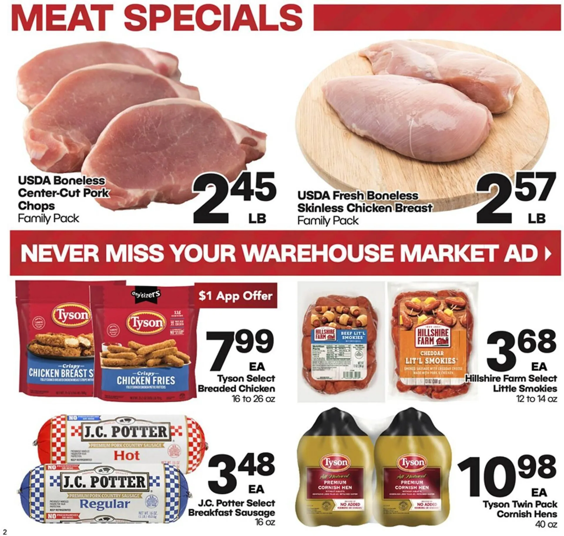 Weekly ad Warehouse Market Weekly Ad from December 18 to December 24 2024 - Page 2