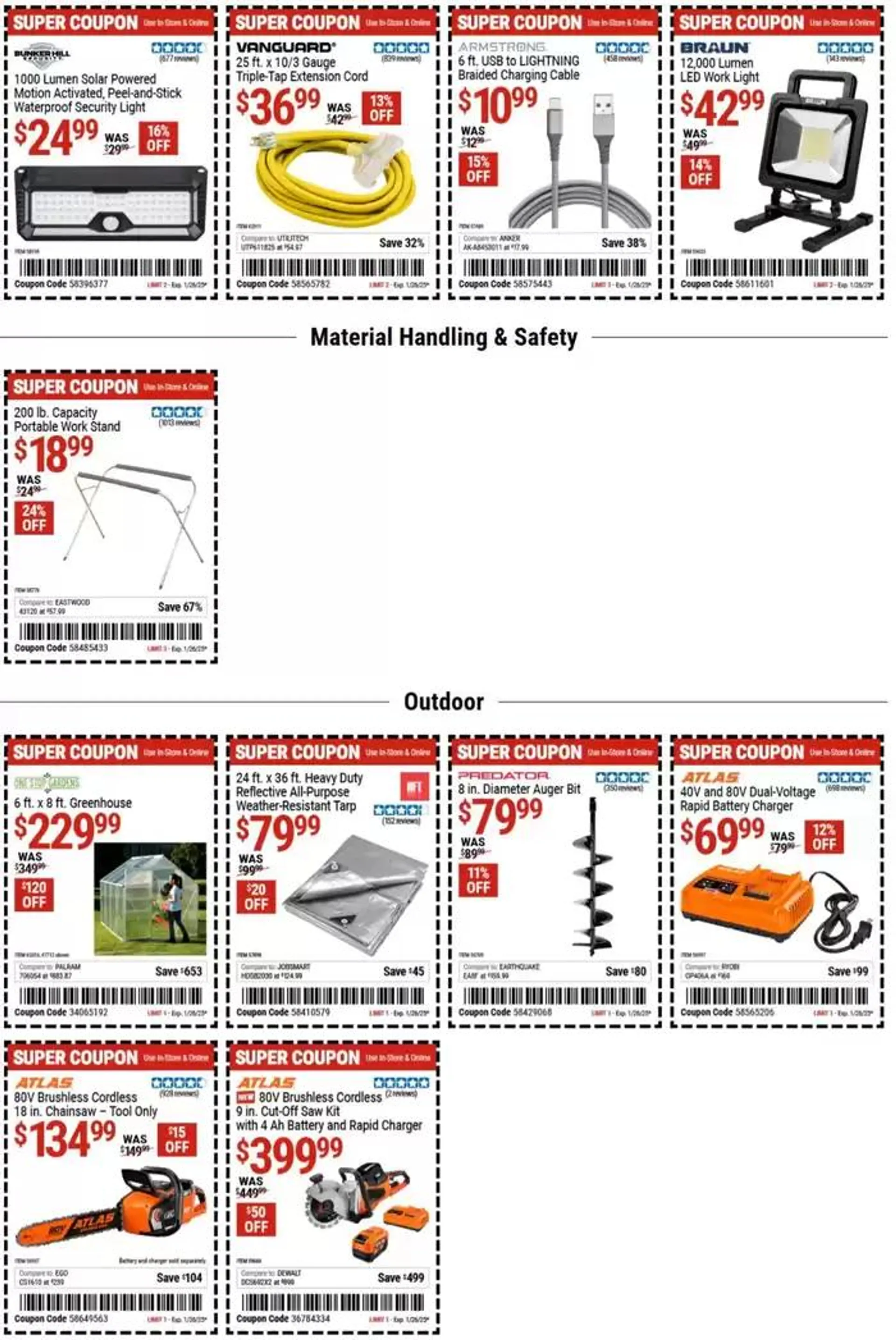 Weekly ad Harbor Freight Tools weekly ad from January 13 to January 20 2025 - Page 5