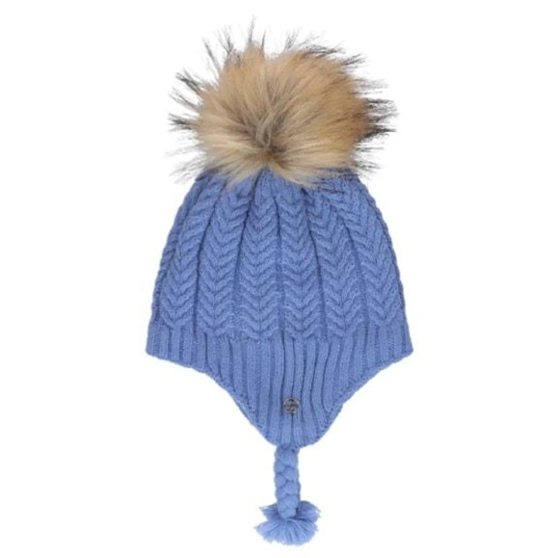 Celine Cable Earflap Beanie - Kids'