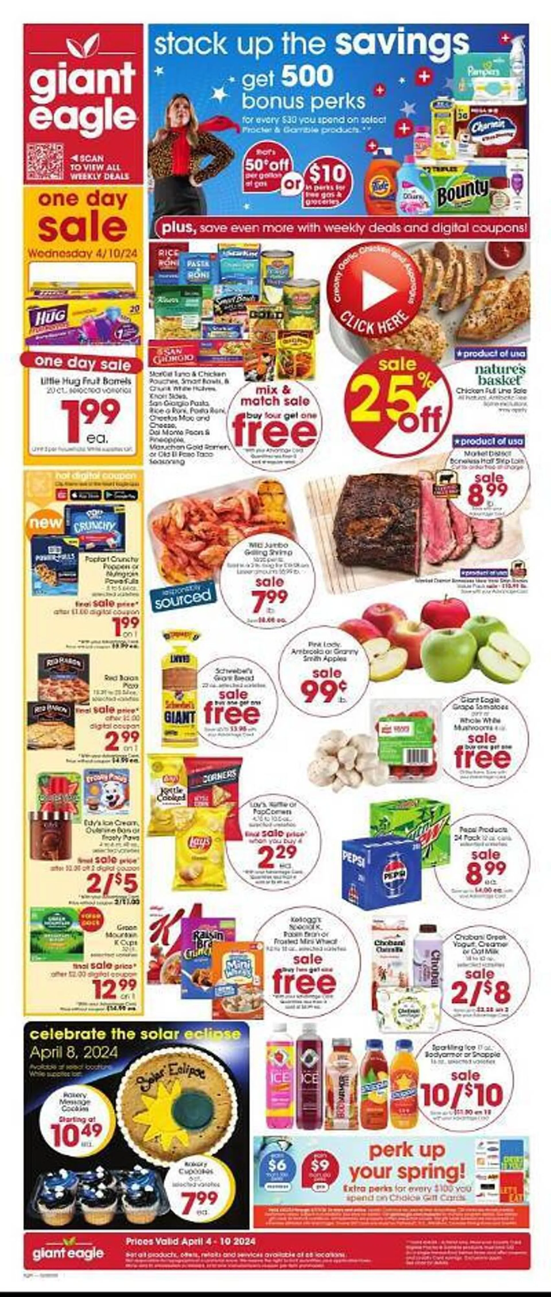 Weekly ad Giant Eagle Weekly Ad from April 4 to April 10 2024 - Page 