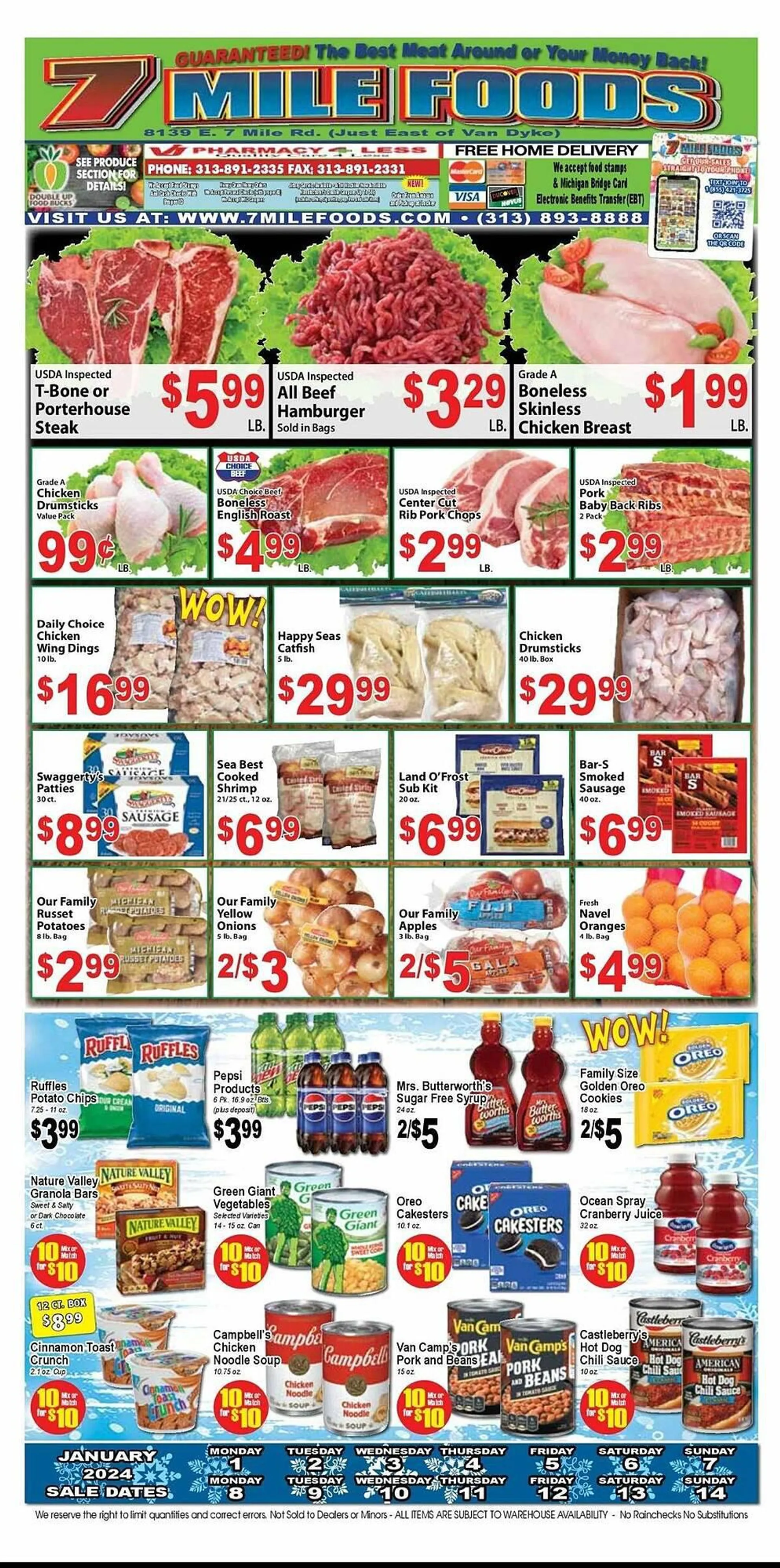 Weekly ad 7 Mile Foods Weekly Ad from January 1 to January 14 2024 - Page 