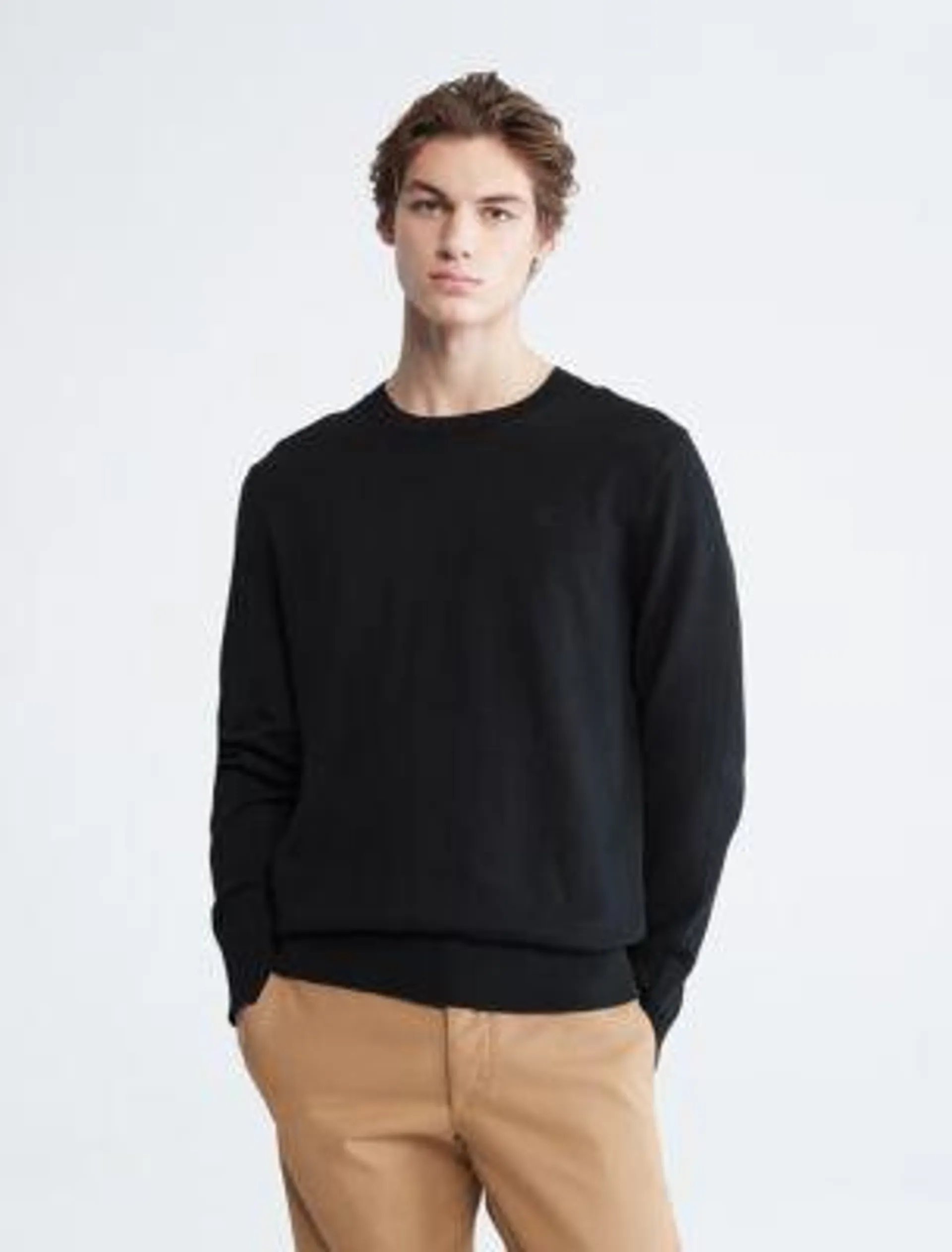 Smooth Cotton Sweater