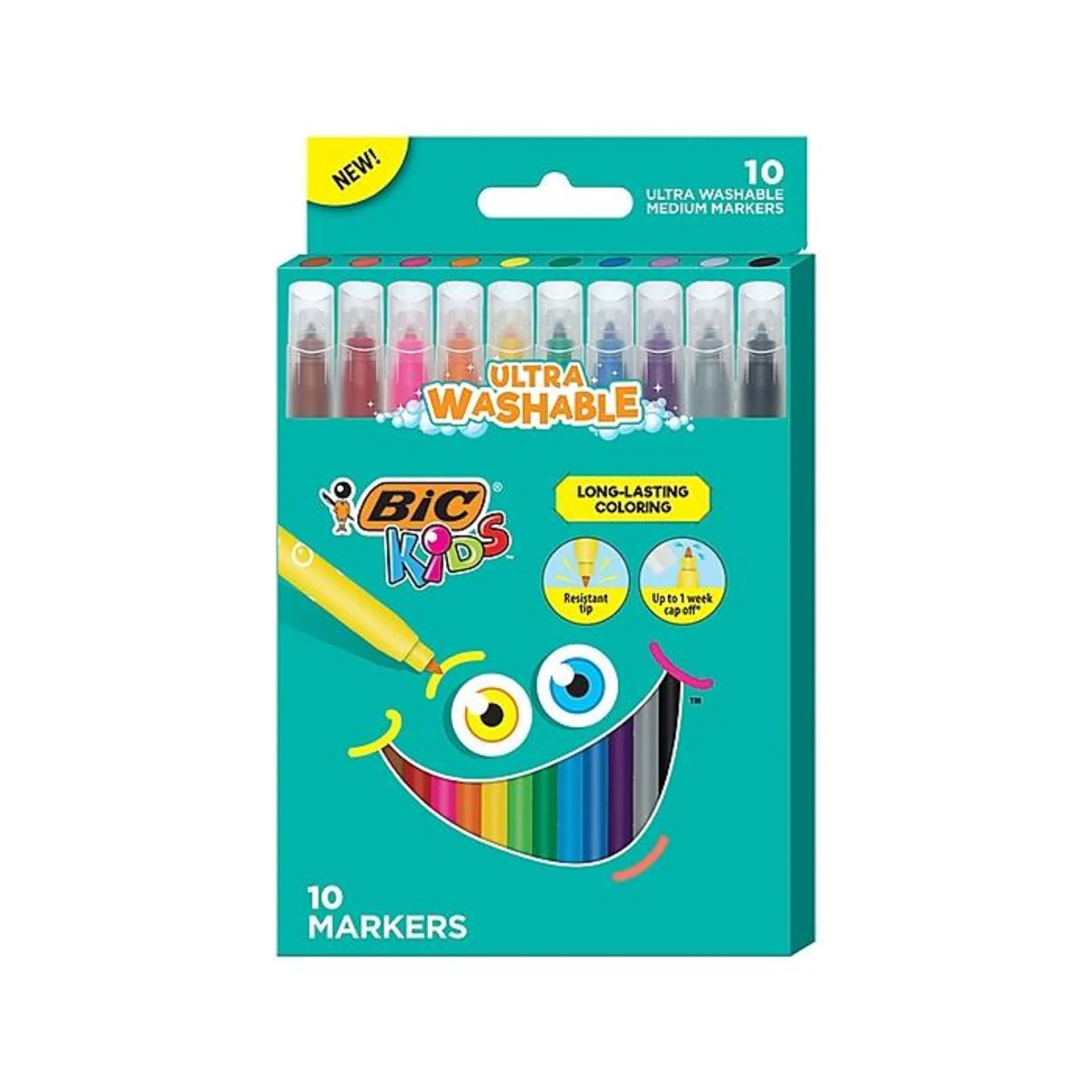 BIC Kids Ultra Washable Markers,