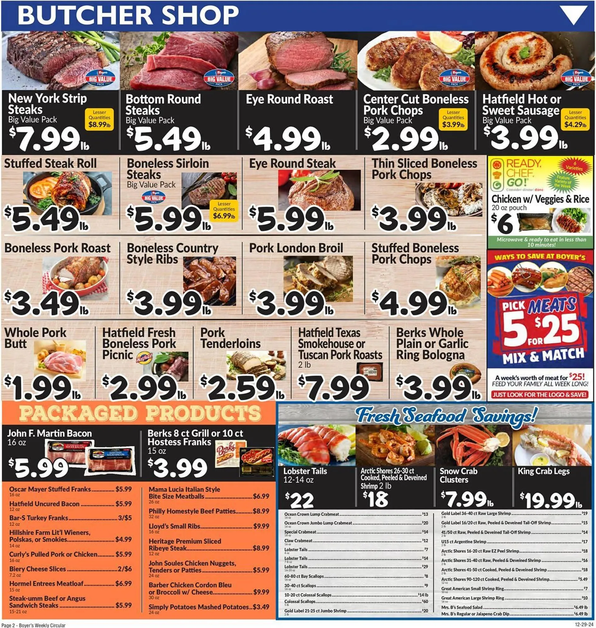 Weekly ad Boyer's Food Markets Weekly Ad from December 29 to January 25 2025 - Page 4