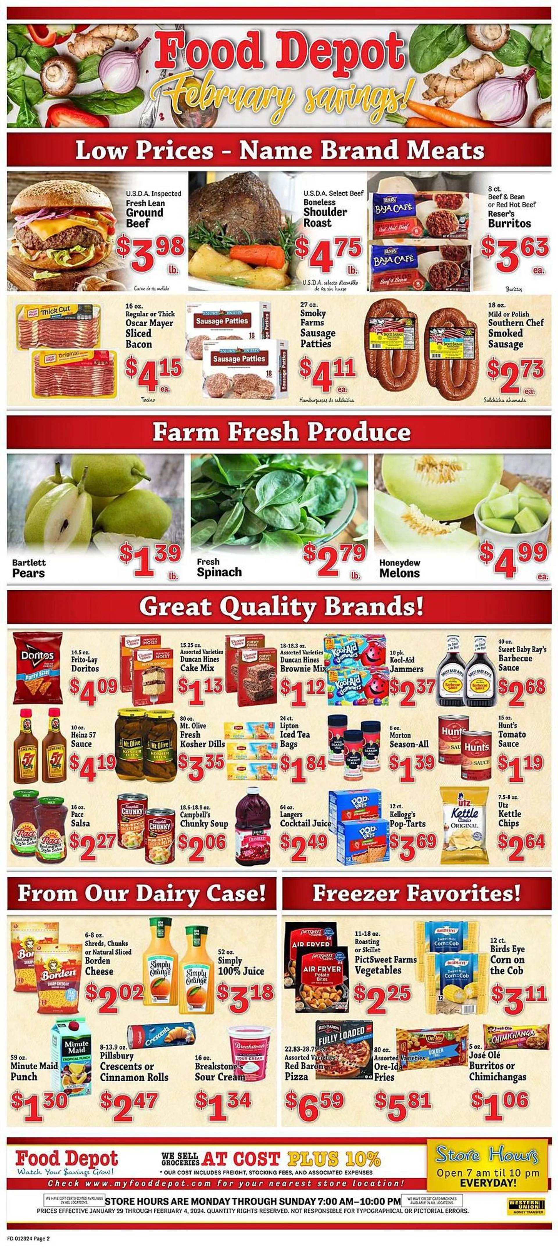Weekly ad Food Depot Weekly Ad from January 30 to February 4 2024 - Page 2