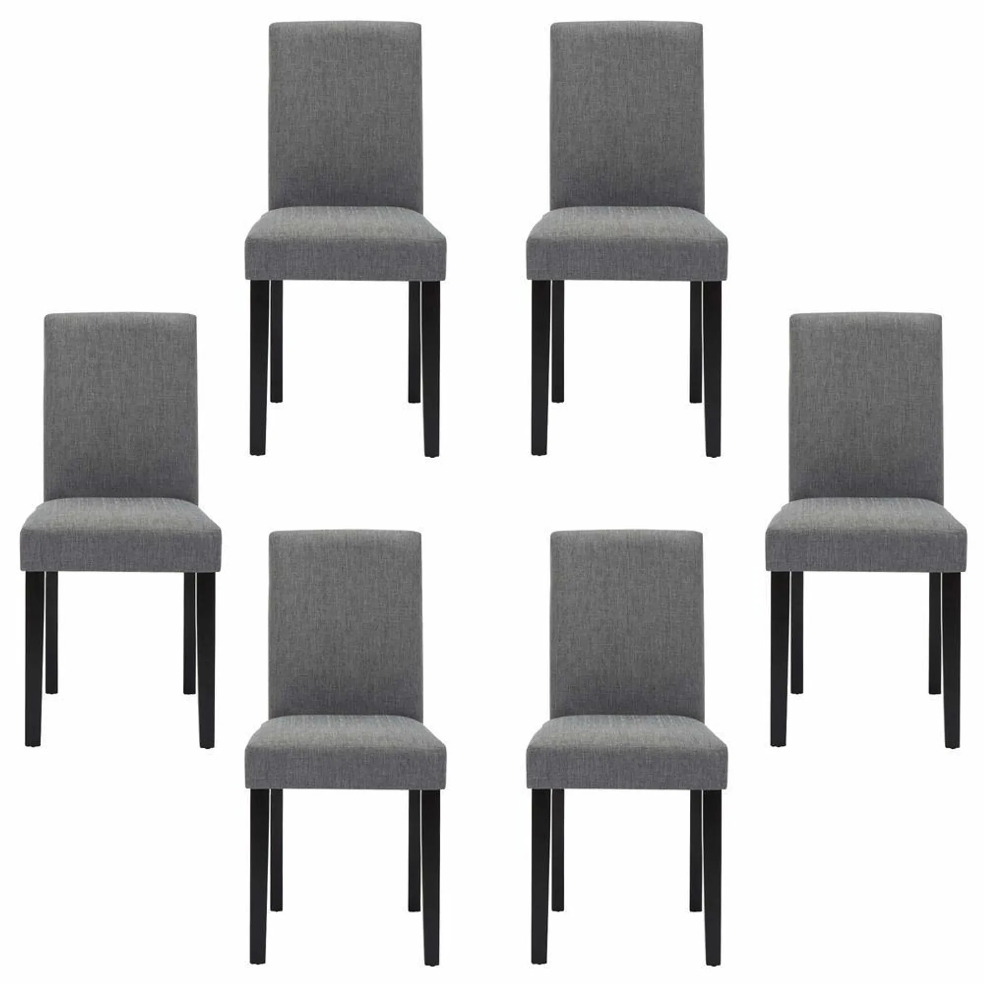 Thksbought Set of 6 Chairs for Dining Room Mid Century Modern Fabric Upholstered Living Chairs