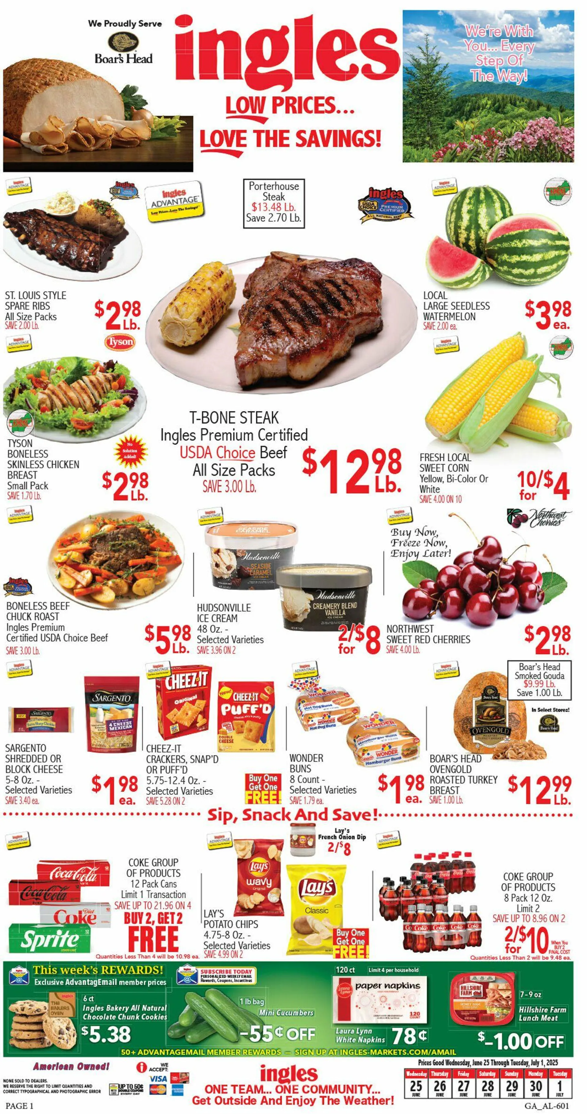 Weekly ad Ingles Current weekly ad from June 25 to July 1 2025 - Page 1