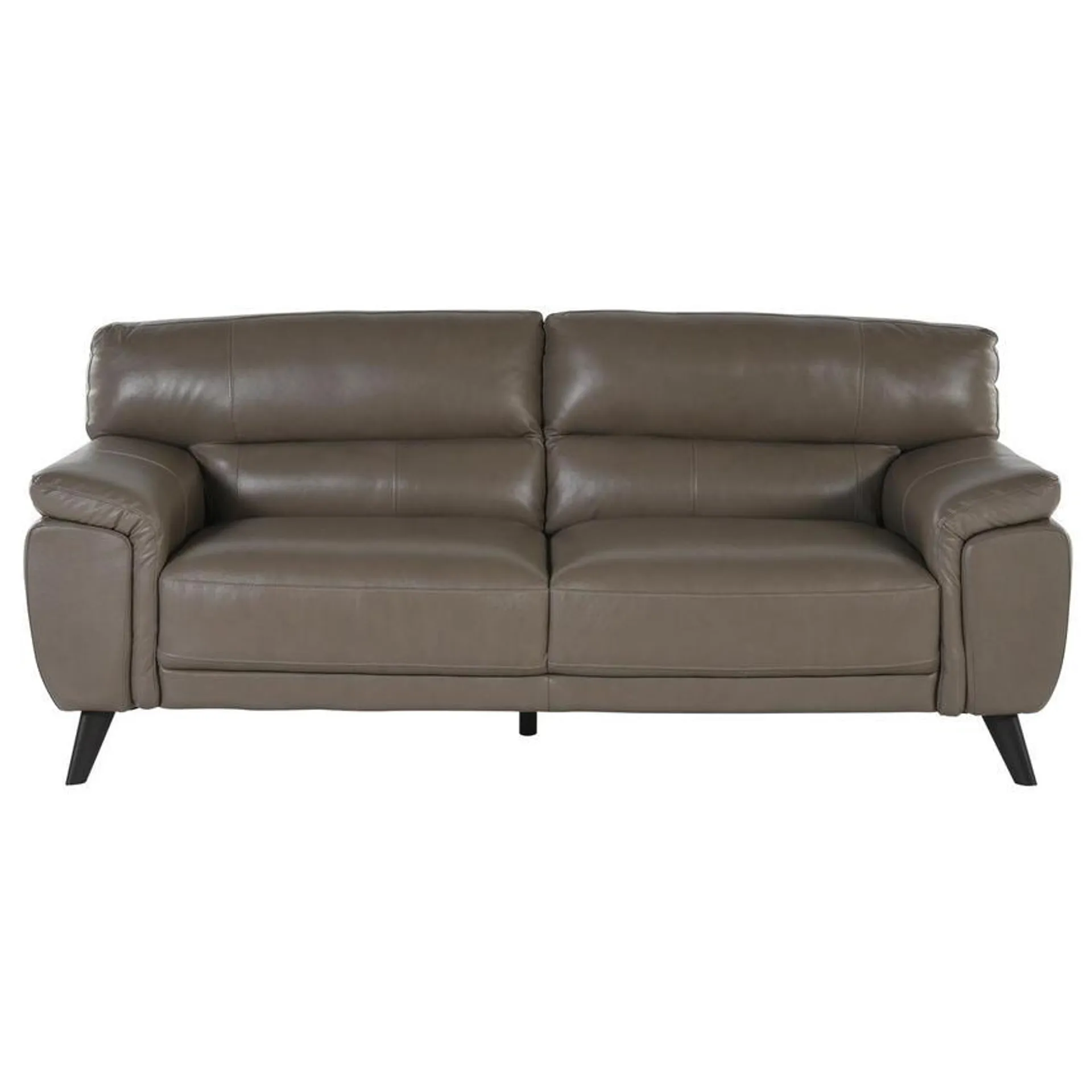 Franco Taupe Leather Sofa