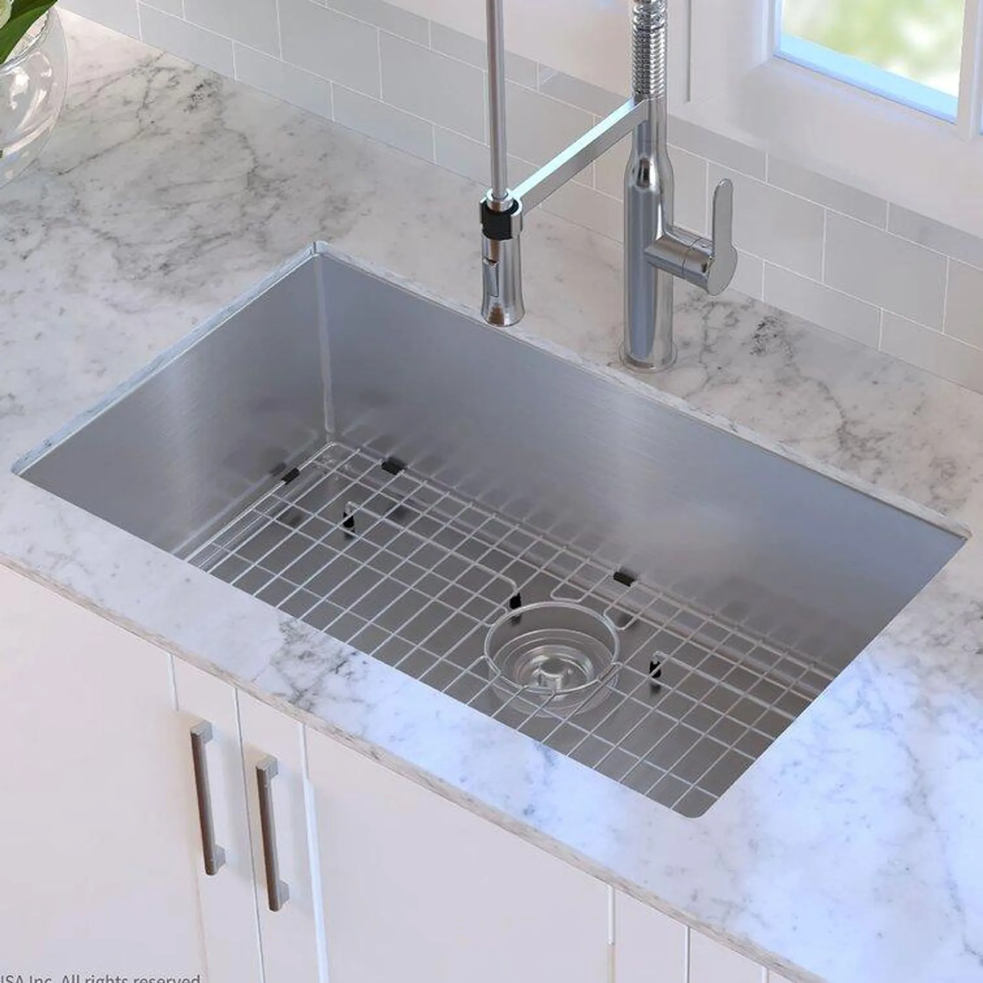 KRAUS Standart PRO™ 16-Gauge Undermount Single Bowl Stainless Steel Kitchen Sink