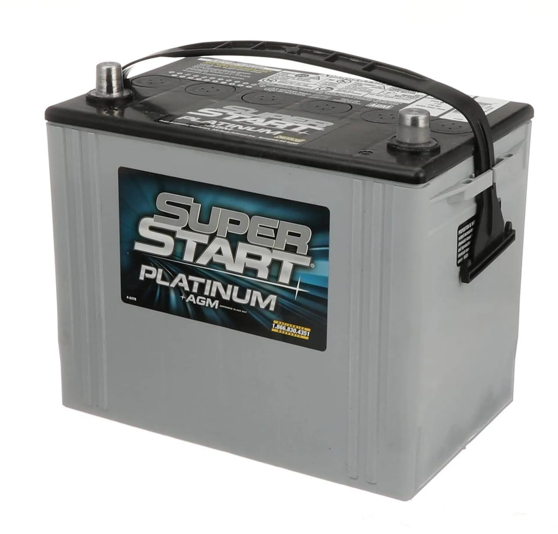 Super Start Platinum AGM Top Post Battery Group Size 24F, 24R - 24RPLT