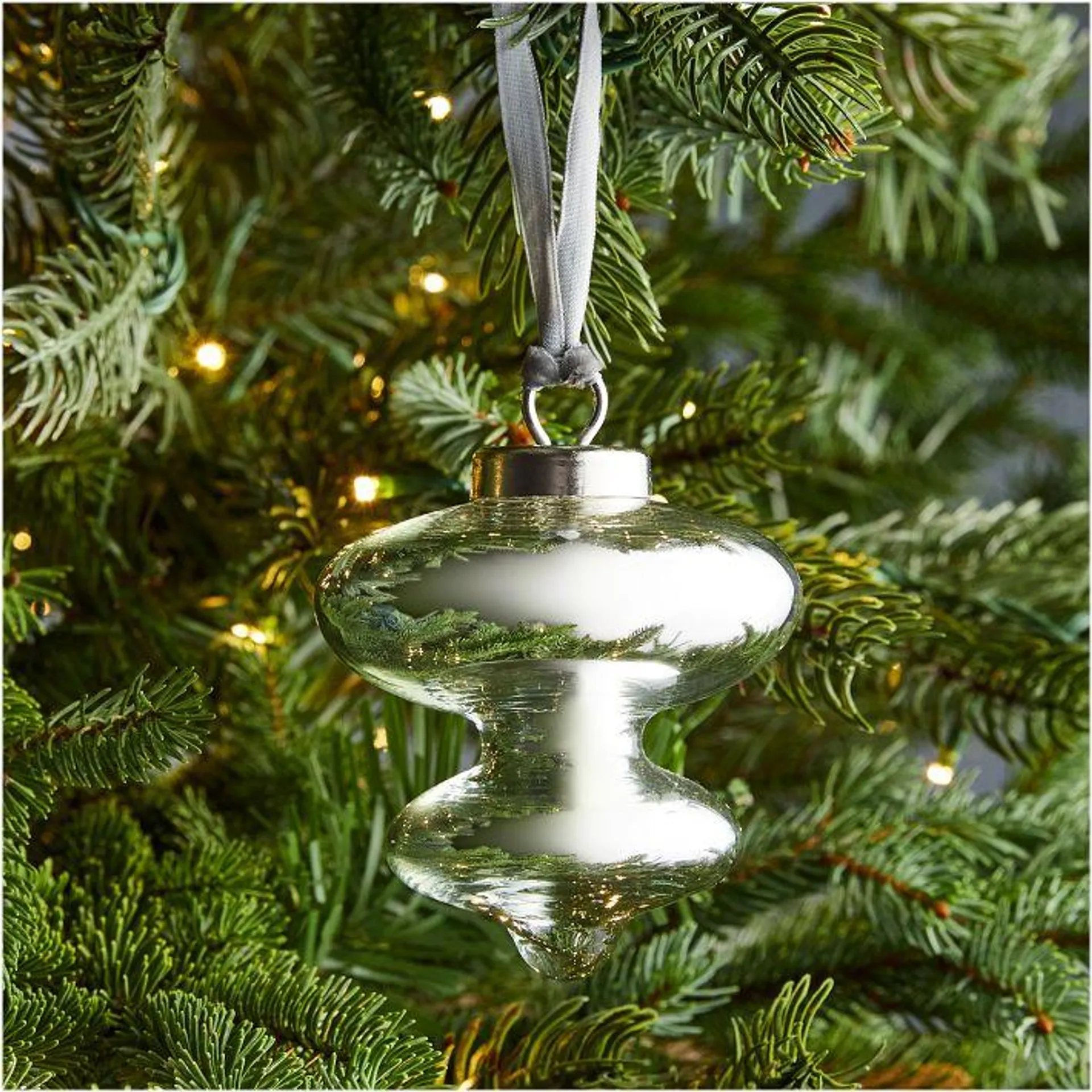 Round Step Glass Ornament