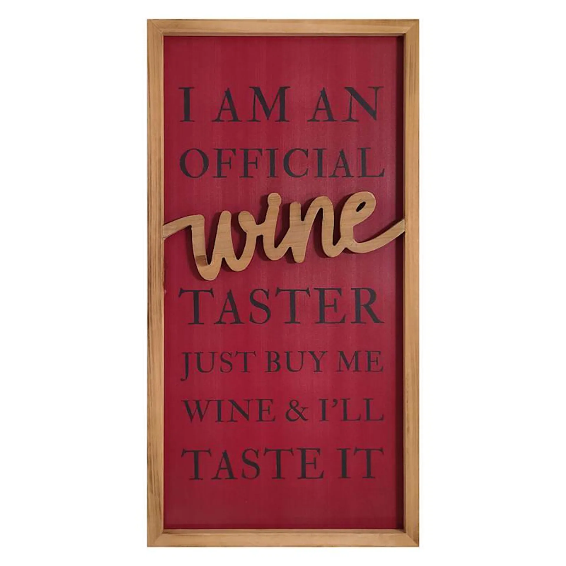 12X24 Wine Taster Framed Wall Art