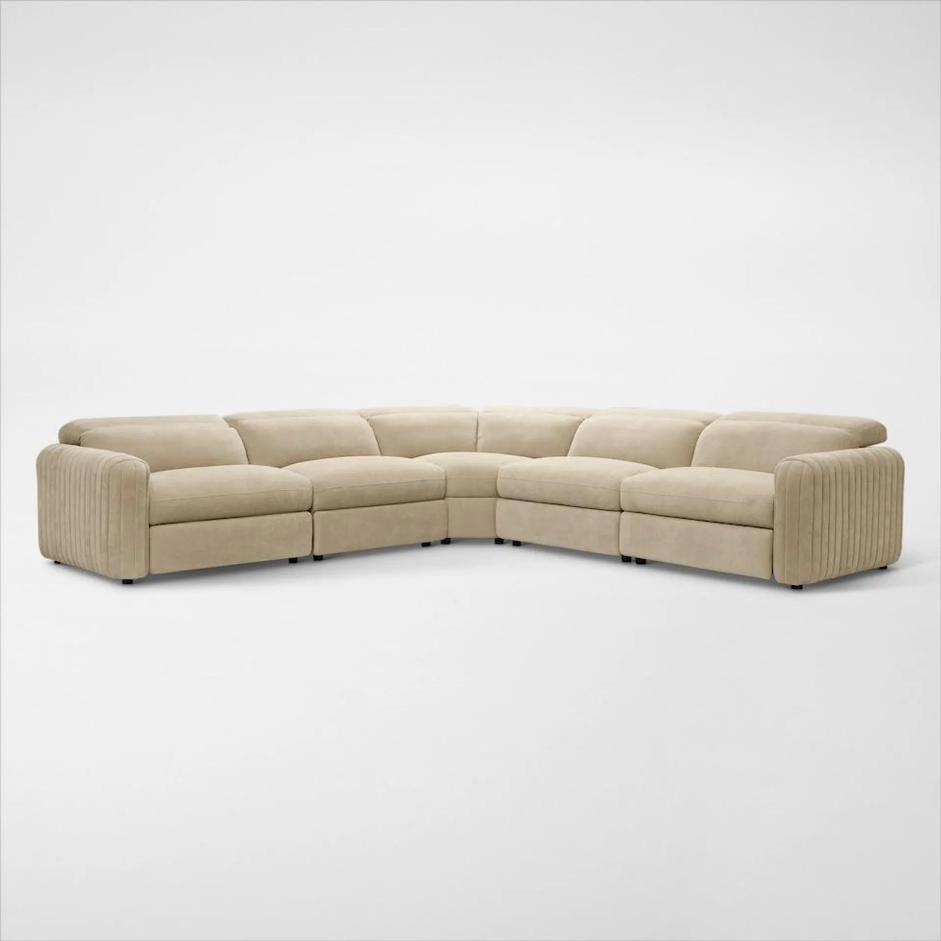 Soho Dual-Power Reclining 5-Piece Sectional