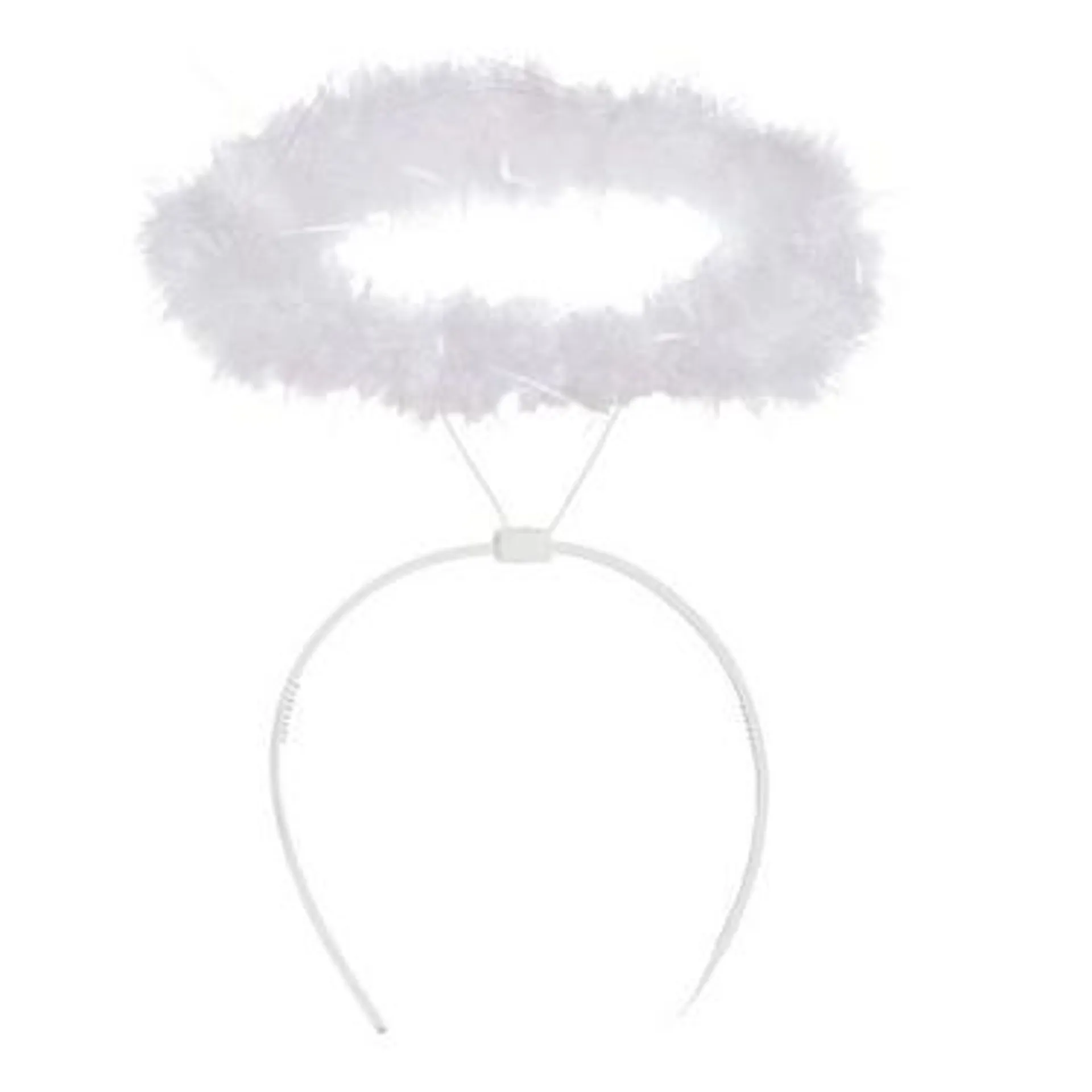 White Marabou Halo