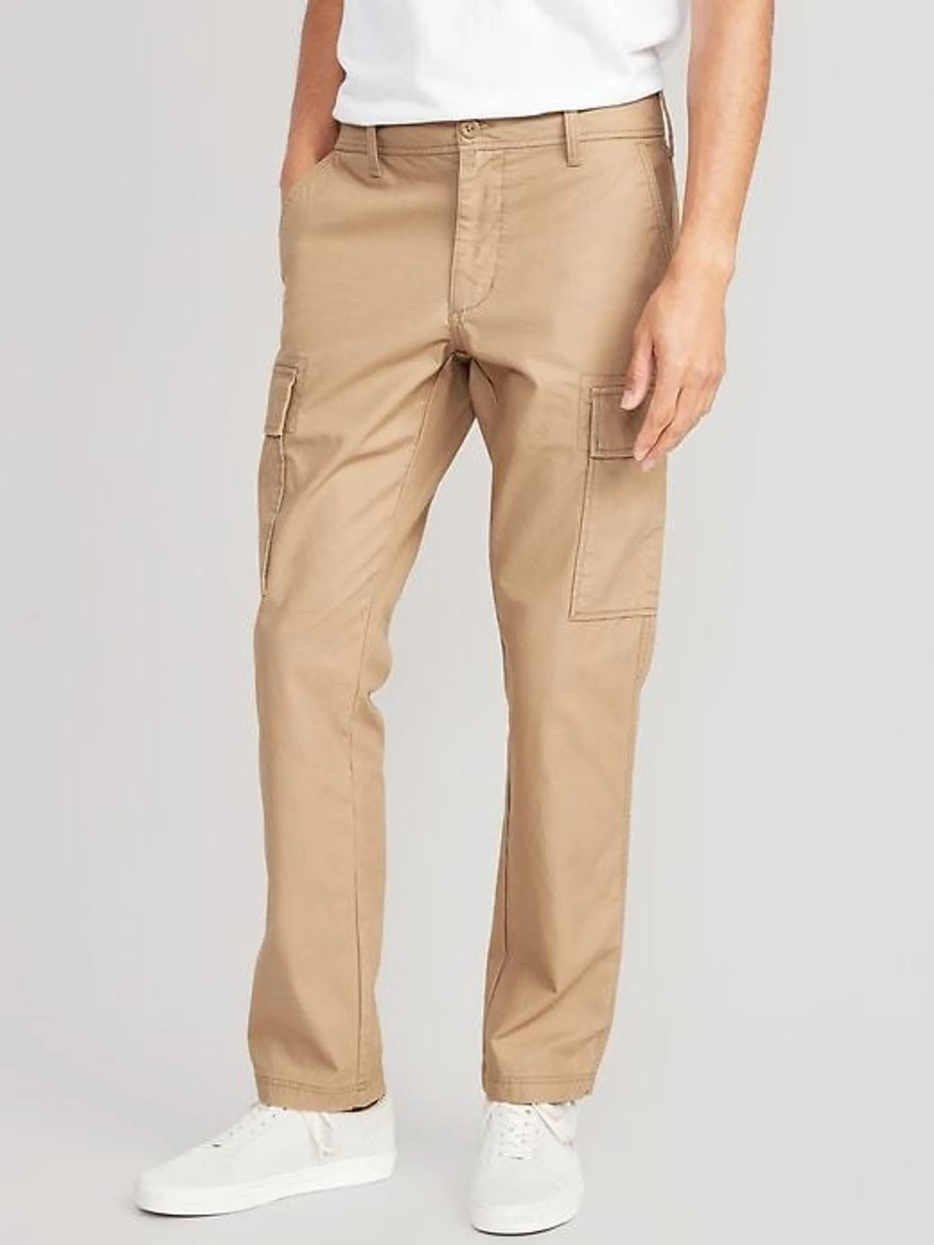 Straight Oxford Cargo Pants