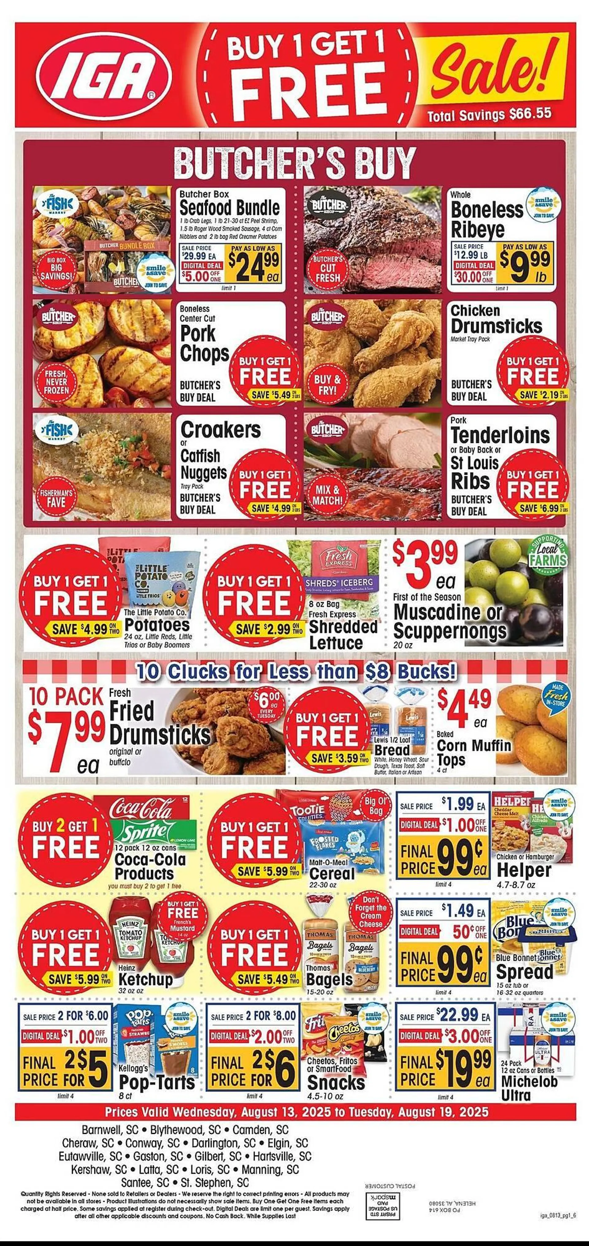 Weekly ad IGA Weekly Ad from August 13 to August 19 2025 - Page 1