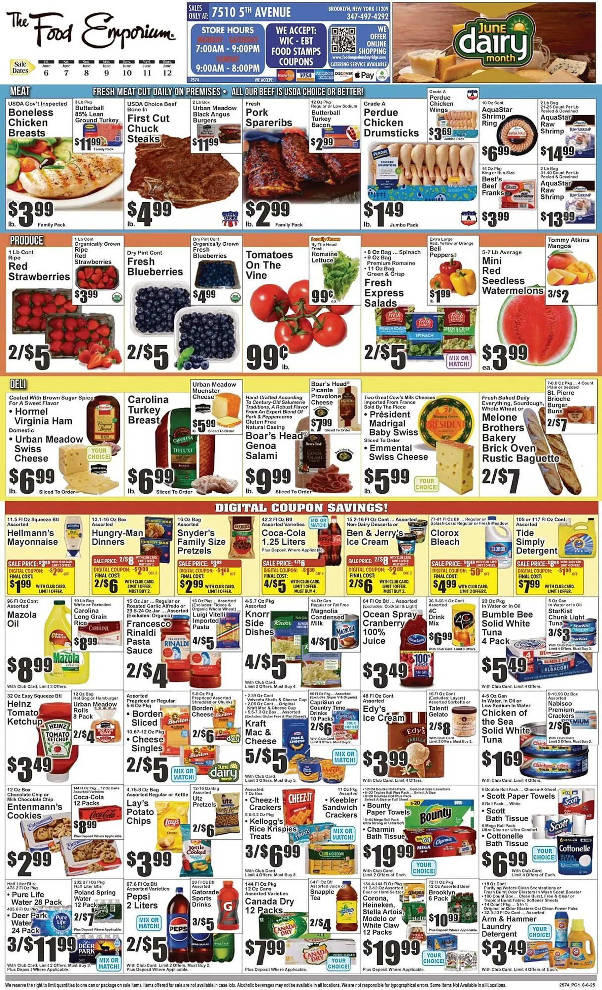 Weekly ad The Food Emporium Weekly Ad from June 6 to June 12 2025 - Page 1