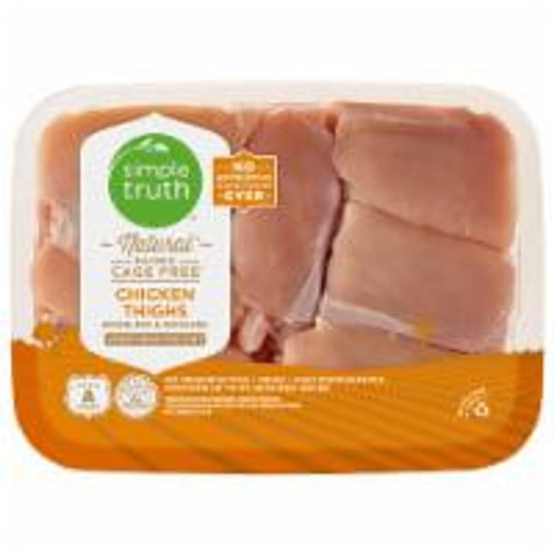Simple Truth All Natural Boneless Skinless Fresh Chicken Thighs