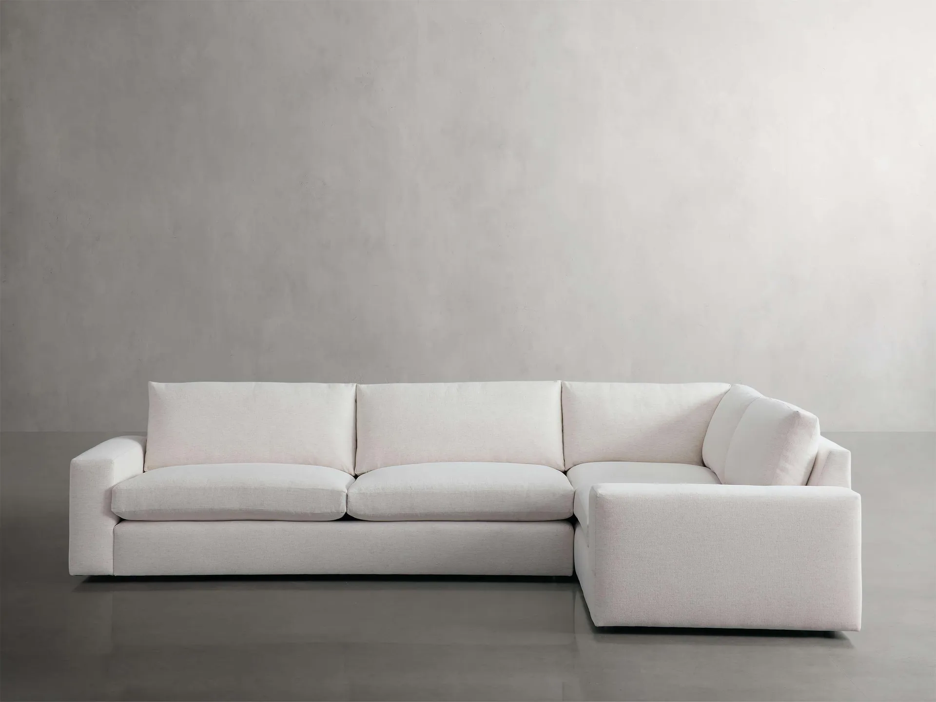 Kipton Wide Arm Two Piece Sectional