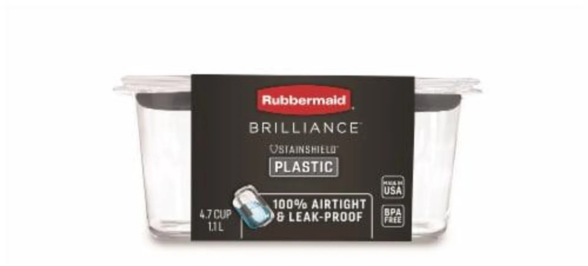 Rubbermaid® Brilliance™ Rectangle Food Storage Container - Clear