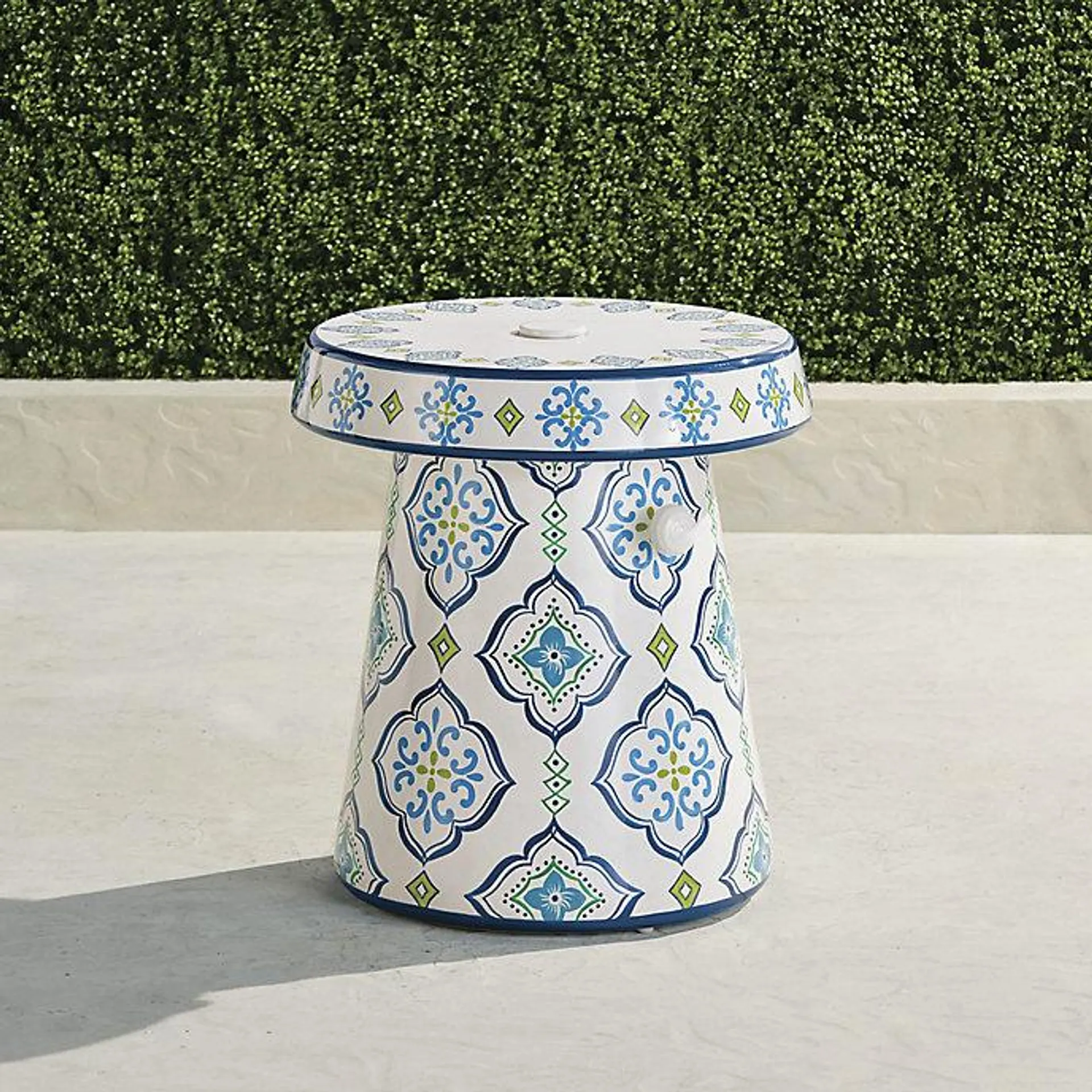 Seville Tile Handpainted Umbrella Table