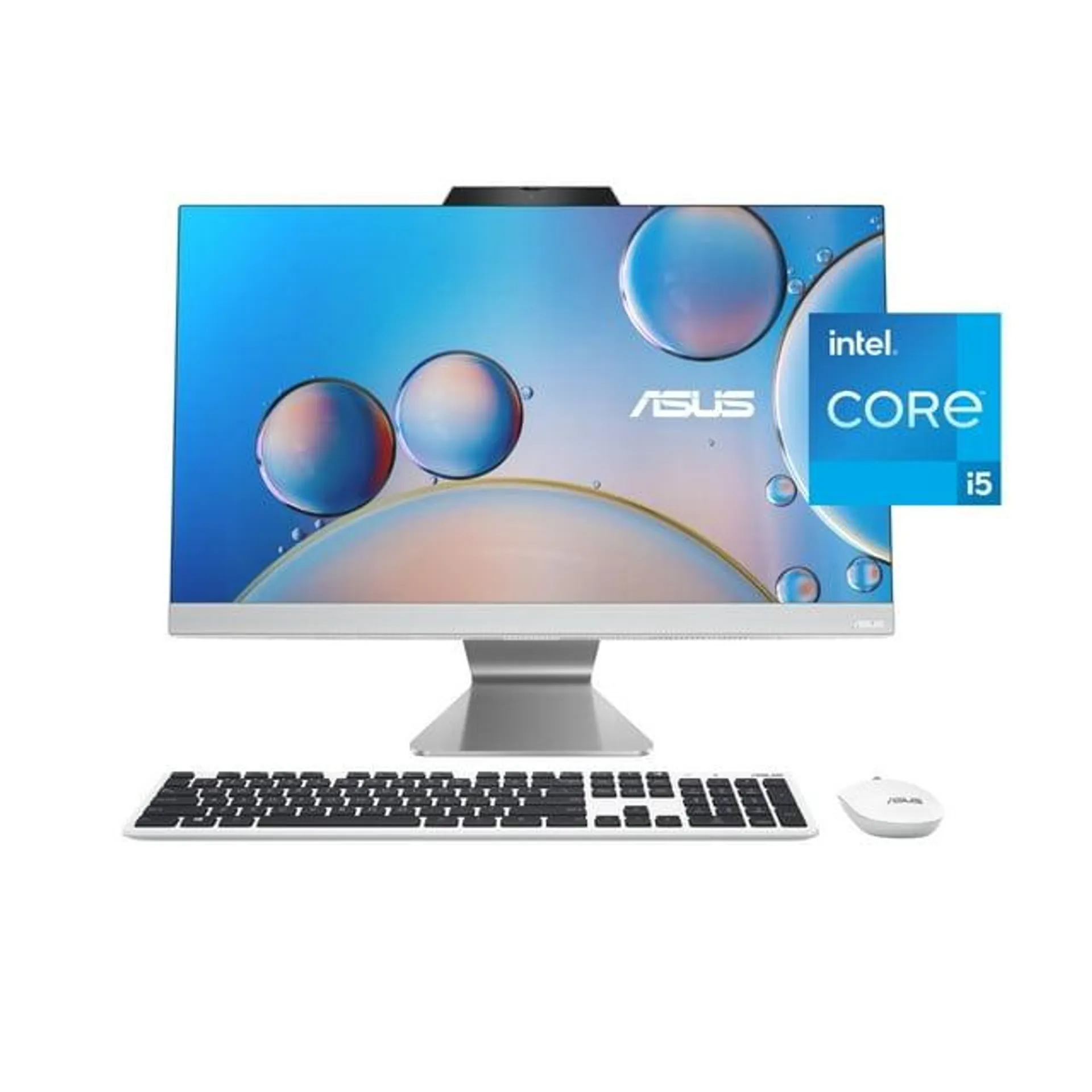 ASUS All-in-One Desktop w/ 23.8" FHD Touchscreen, Core i5, 8GB, 512GB SSD, White, A3402WBA-WS503T