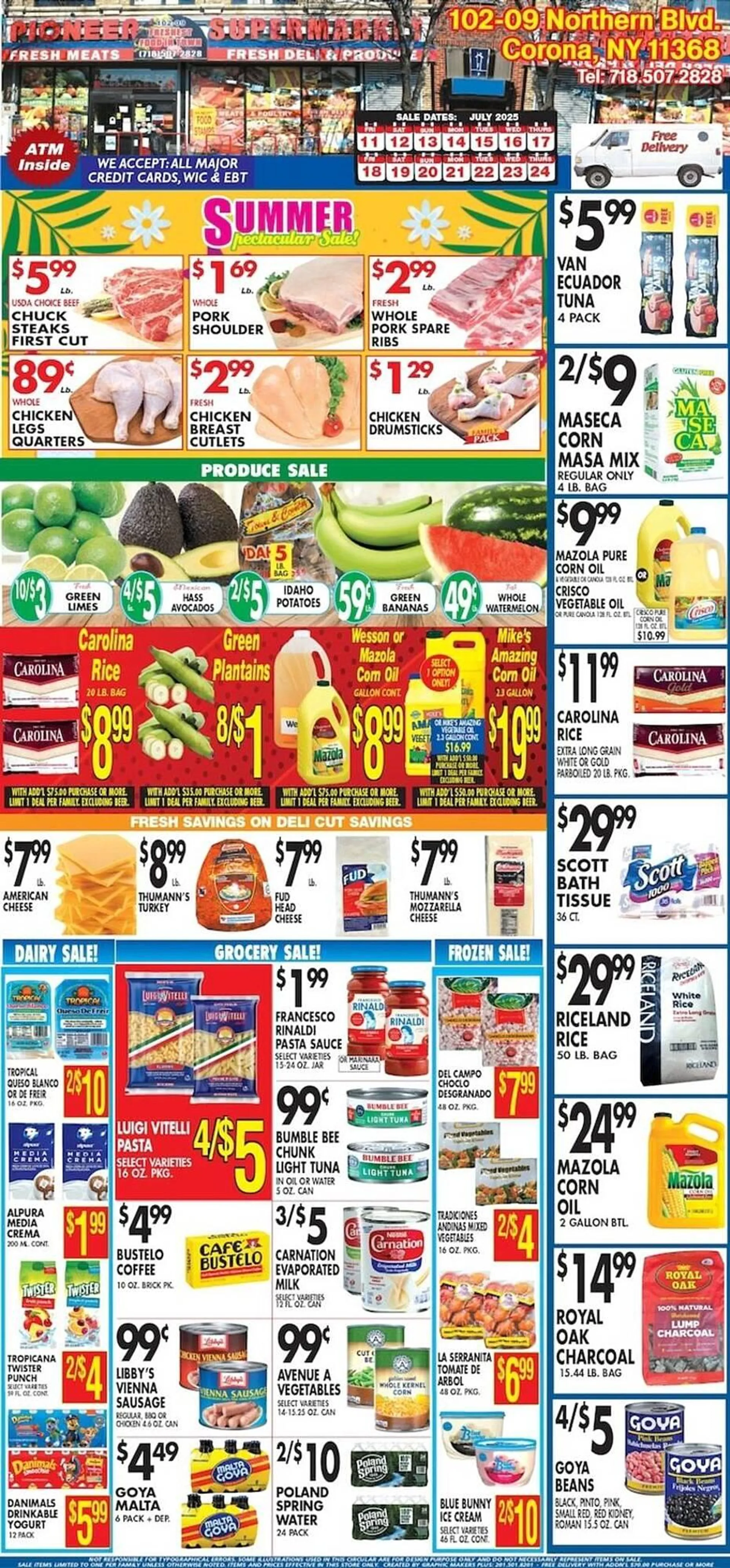 Weekly ad Pioneer Supermarkets Weekly Ad from July 11 to July 24 2025 - Page 1