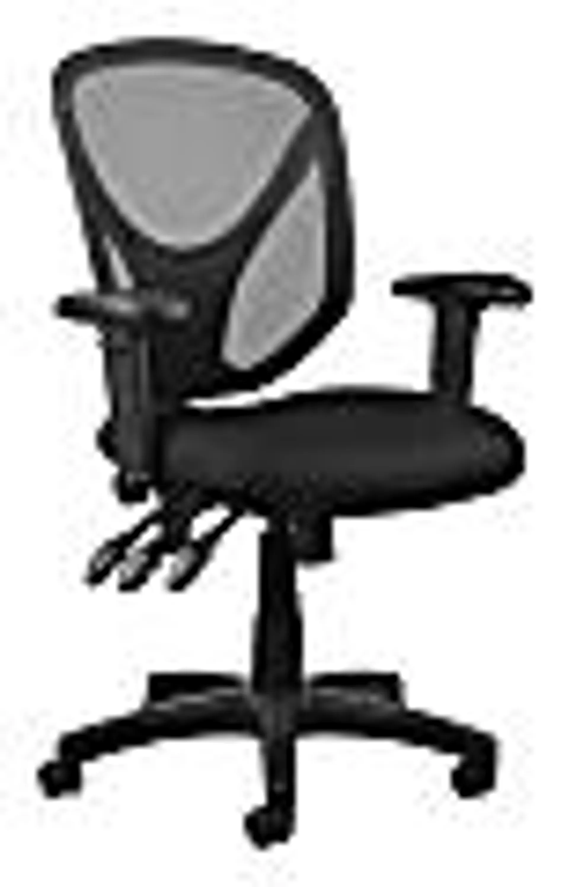 Realspace® MFTC 200 Ergonomic Mesh Mid-Back Task Office Chair, Black, BIFMA Compliant