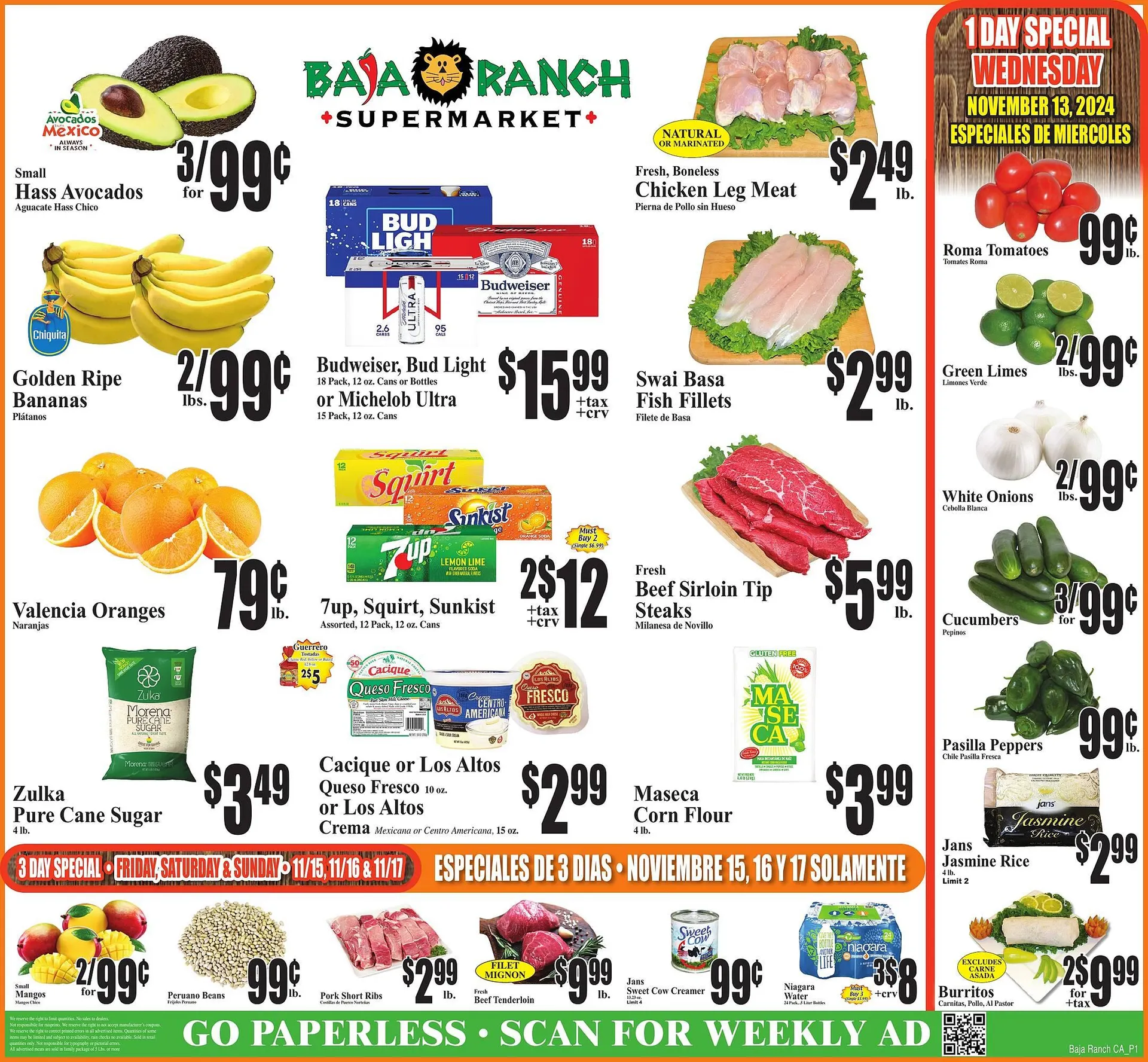 Baja Ranch Weekly Ad - 1