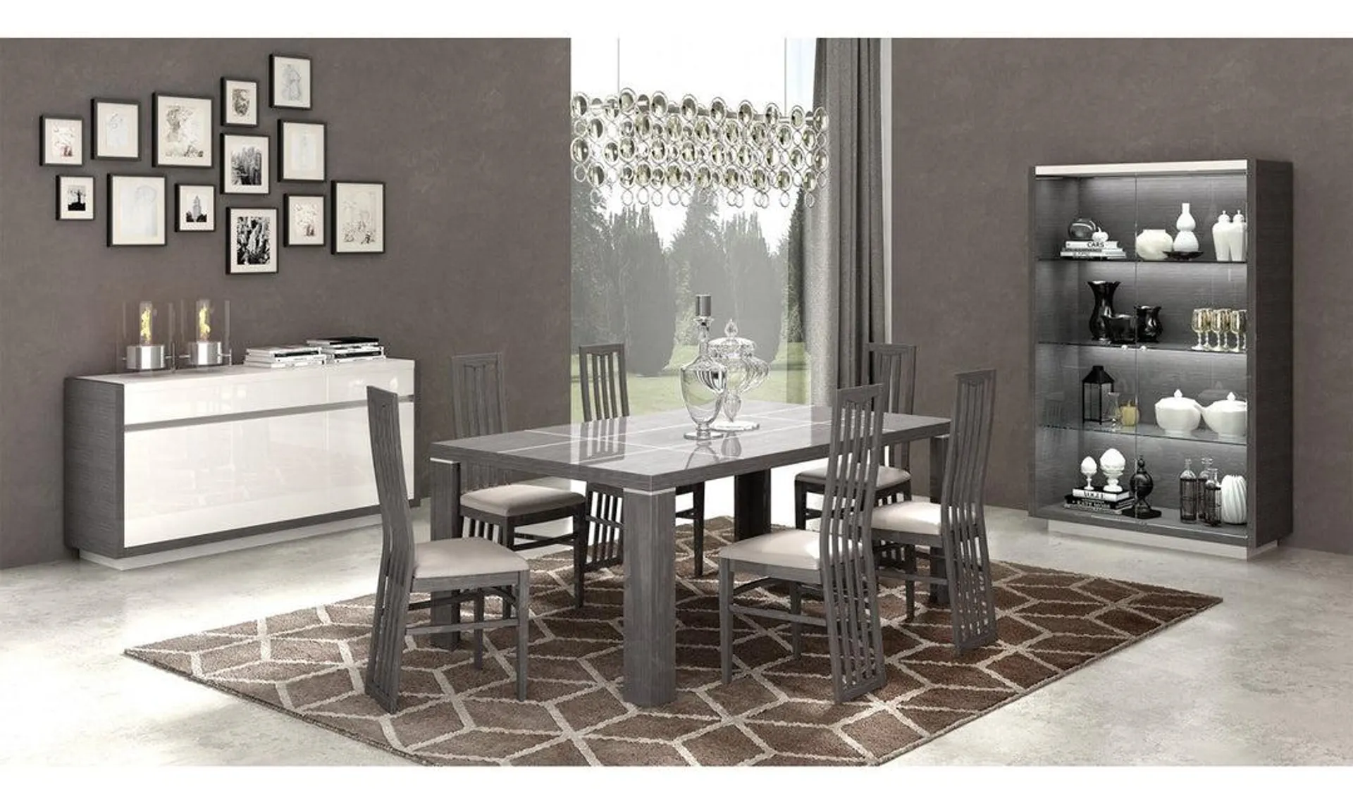 ESF Furniture Mangano 6-Seater Dining set