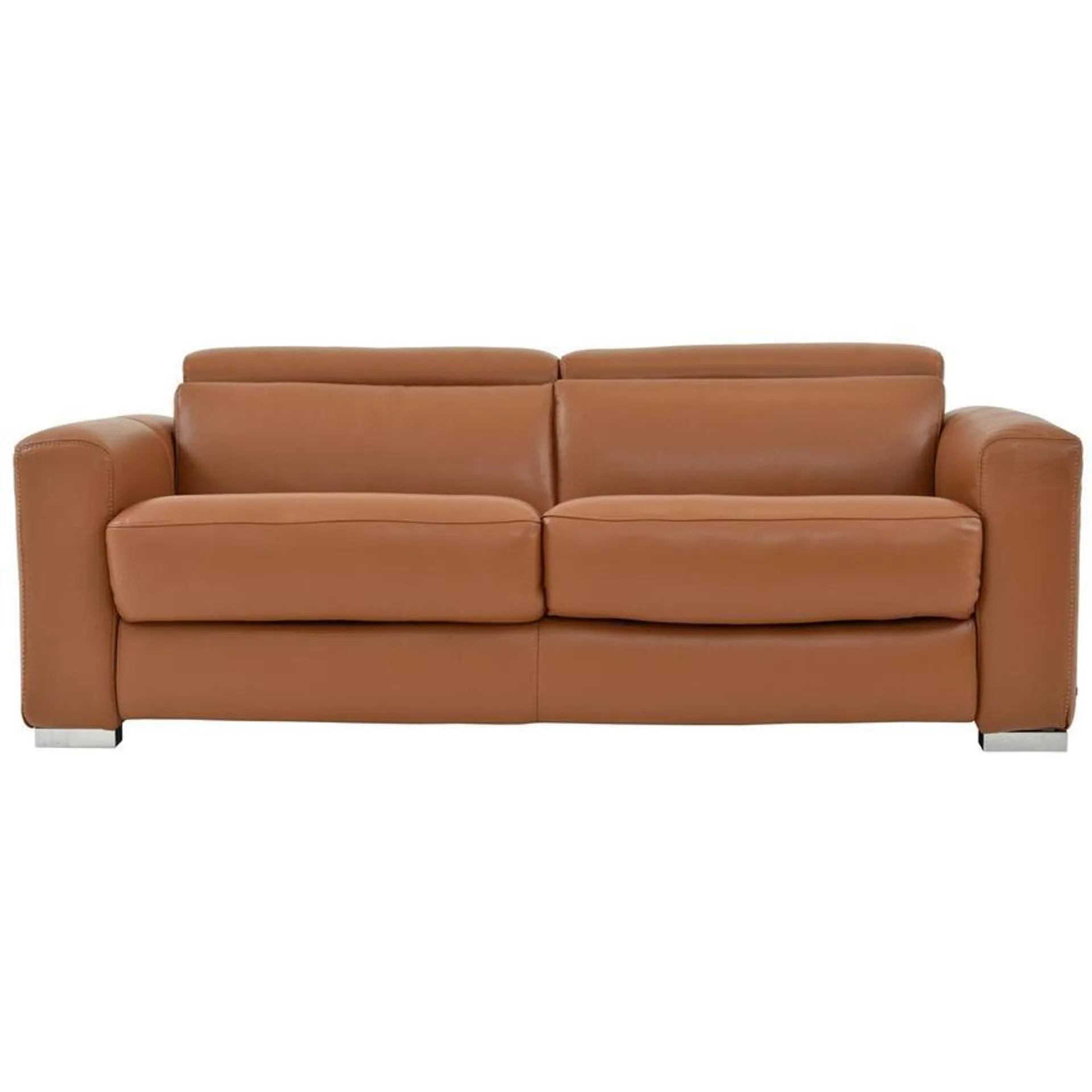 Bay Harbor Tan Leather Sleeper